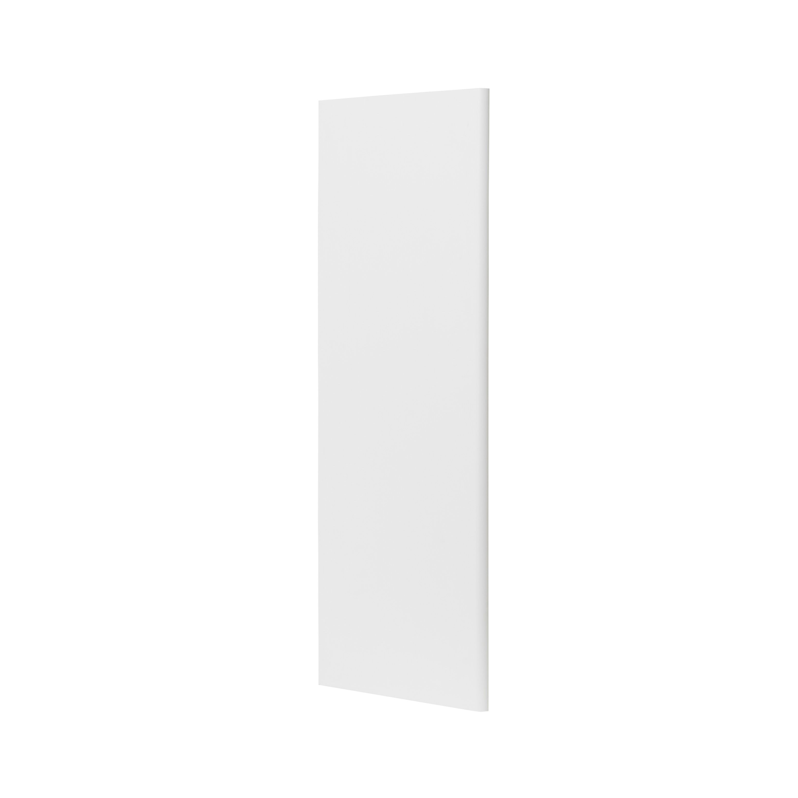 GoodHome Alpinia Matt white tongue & groove shaker Standard Wall Clad on end panel (H)960mm (W)360mm