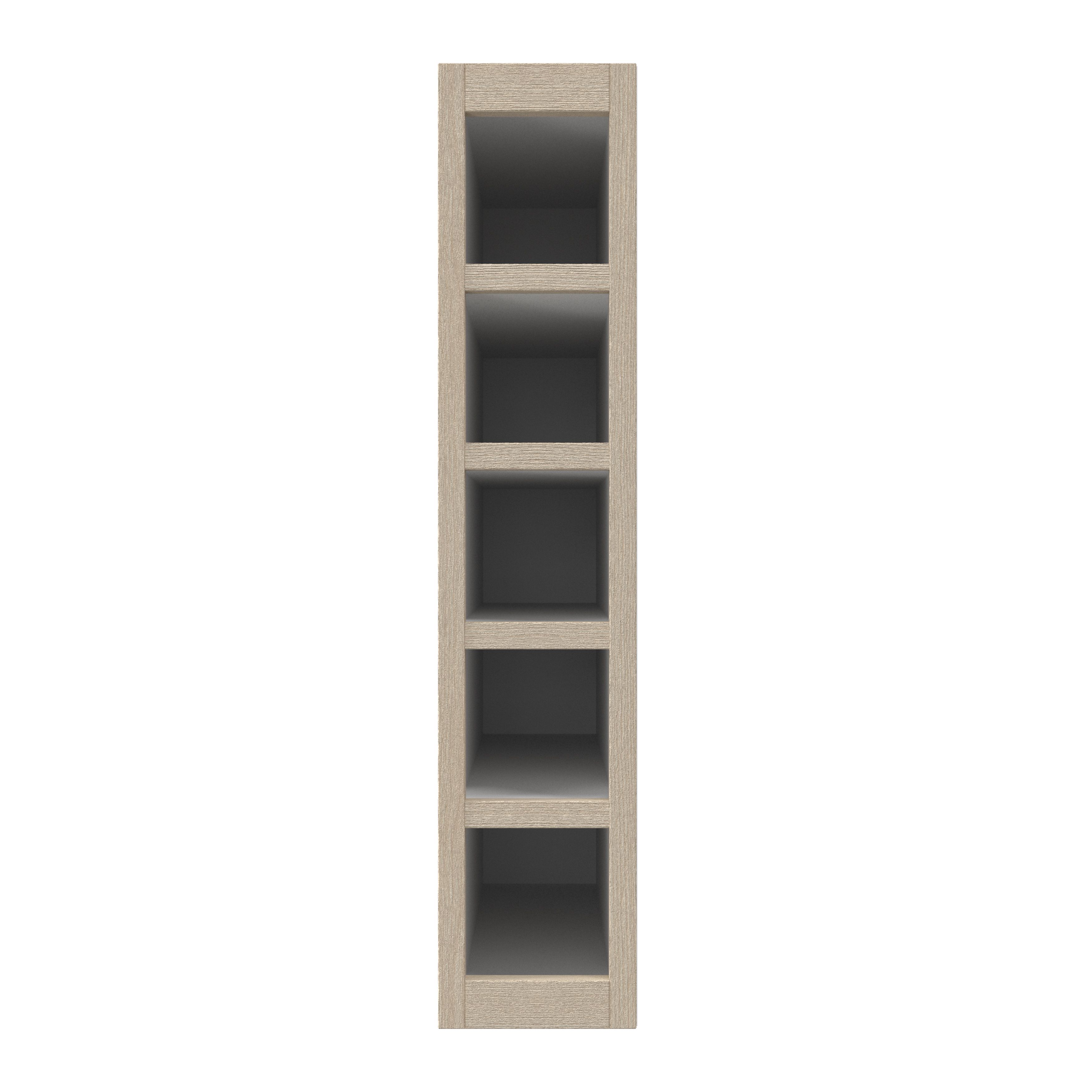 Oak effect wine online rack
