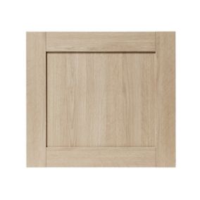GoodHome Alpinia Oak effect shaker Appliance Cabinet door (W)600mm (H)543mm (T)18mm