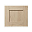 GoodHome Alpinia Oak effect shaker Bridging Drawer front, bridging door & bi fold door, (W)400mm (H)356mm (T)18mm