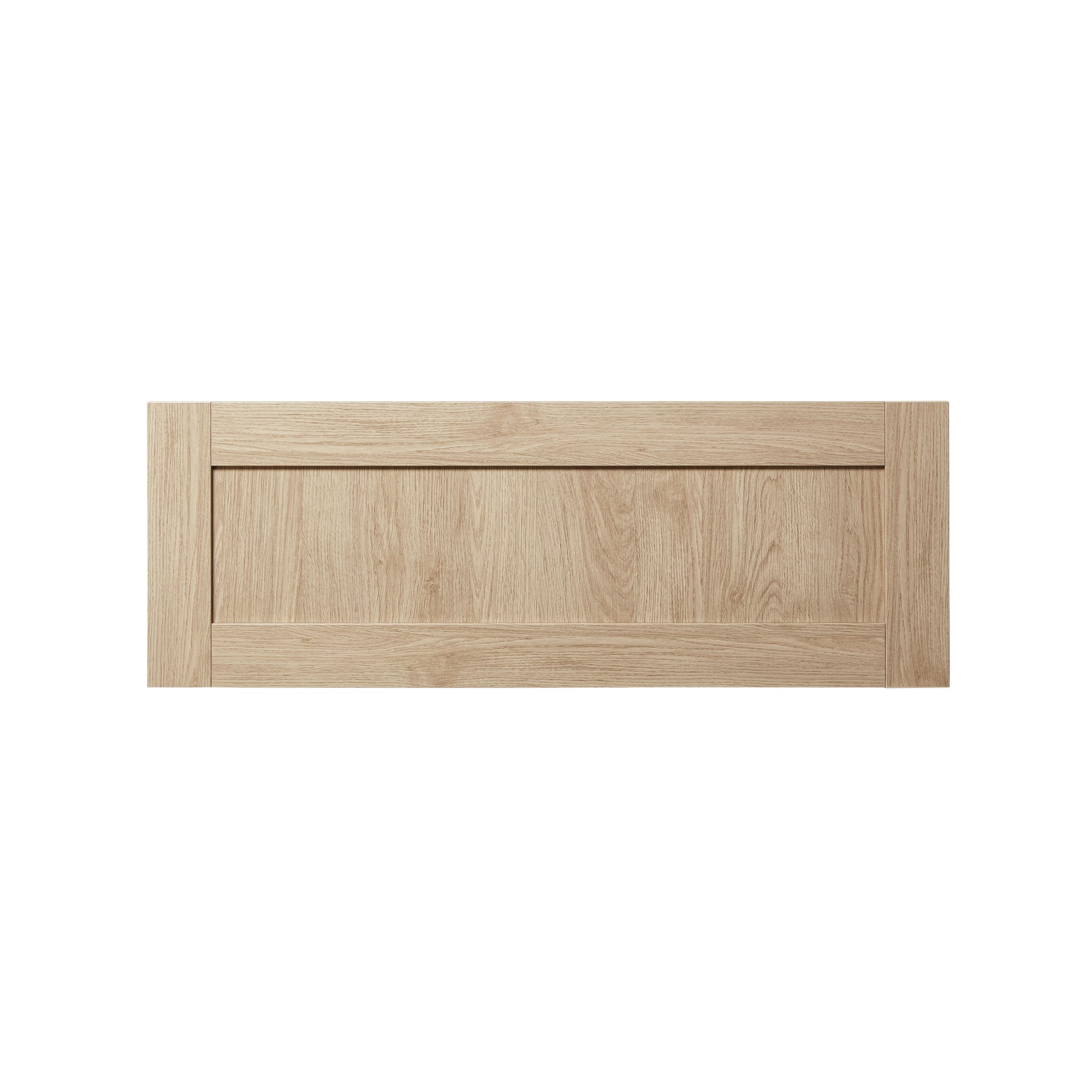 GoodHome Alpinia Oak effect shaker Drawer front, bridging door & bi fold door, (W)1000mm (H)356mm (T)18mm