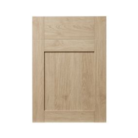 GoodHome Alpinia Oak effect shaker Drawerline door & drawer front, (W)500mm
