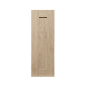 GoodHome Alpinia Oak effect shaker Highline Cabinet door (W)250mm (H)715mm (T)18mm