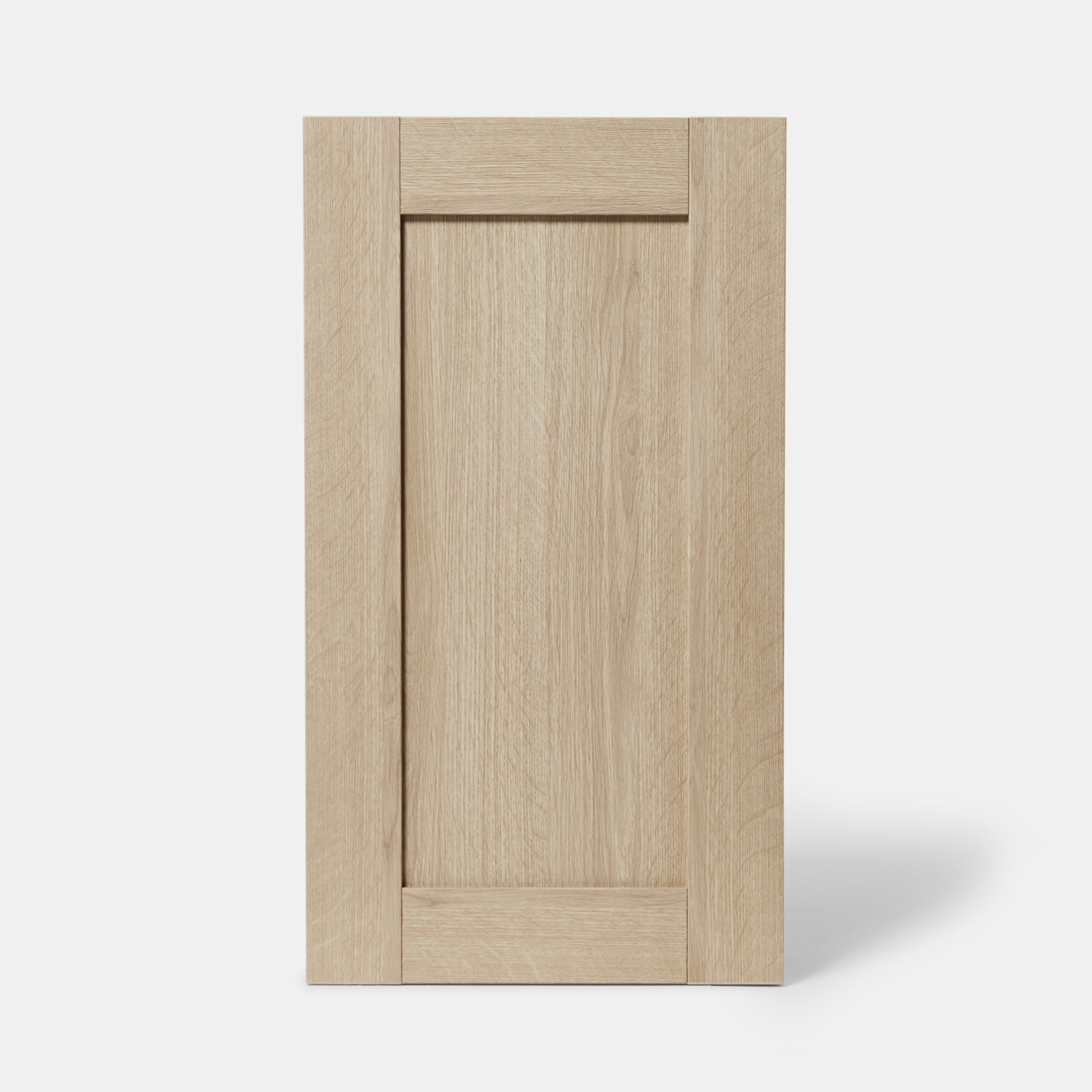 GoodHome Alpinia Oak effect shaker Highline Cabinet door (W)450mm (H)715mm (T)18mm