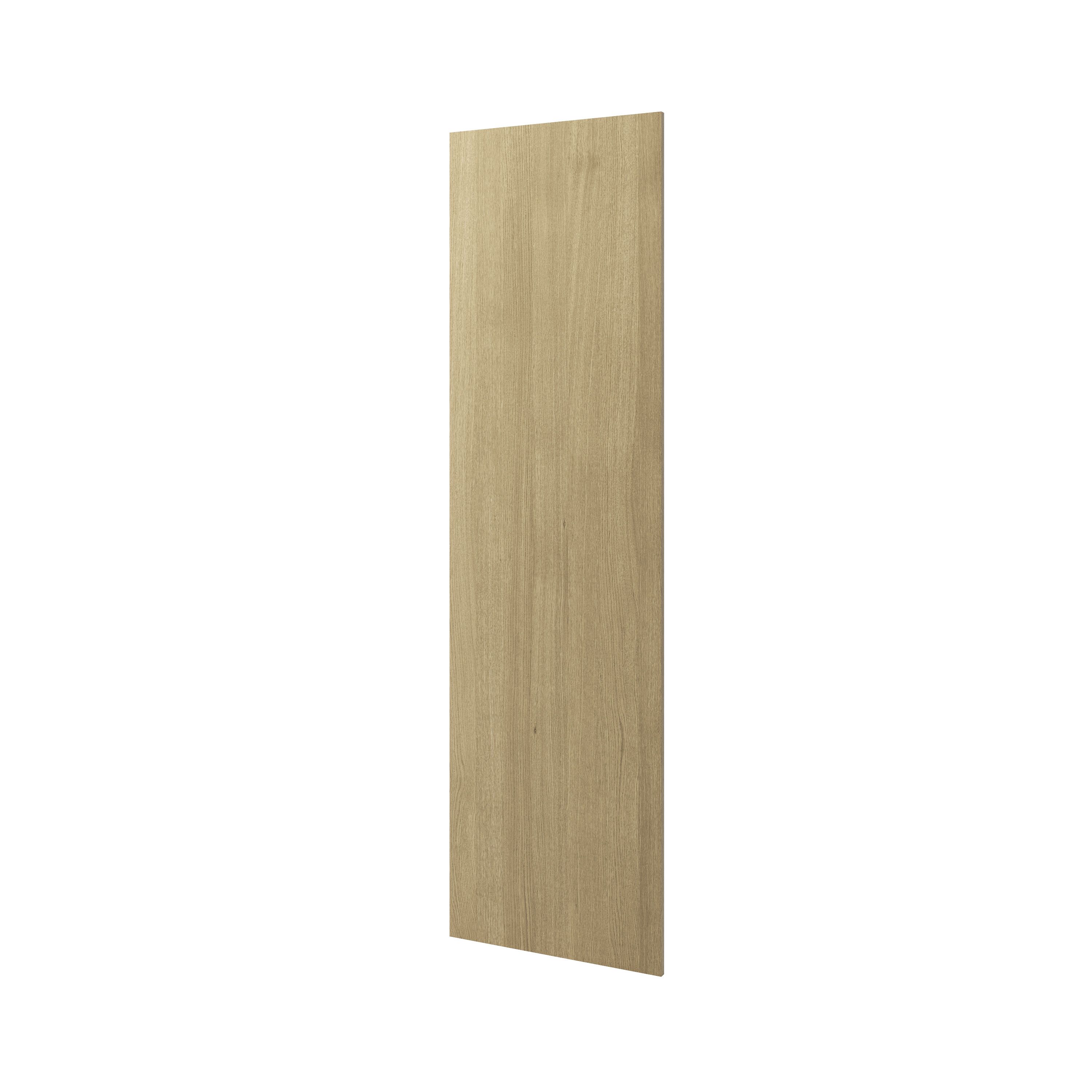 GoodHome Alpinia Oak effect shaker Standard Appliance & larder End panel (H)2010mm (W)570mm, Pair