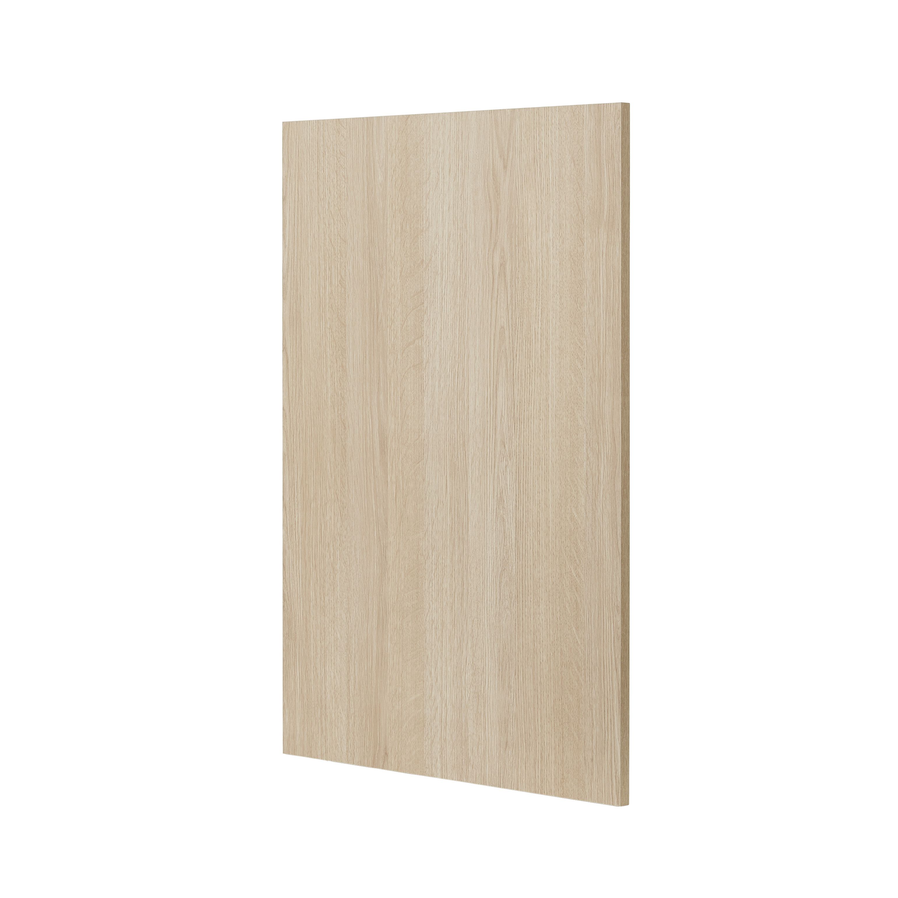 GoodHome Alpinia Oak effect shaker Standard Base End support panel (H)870mm (W)590mm