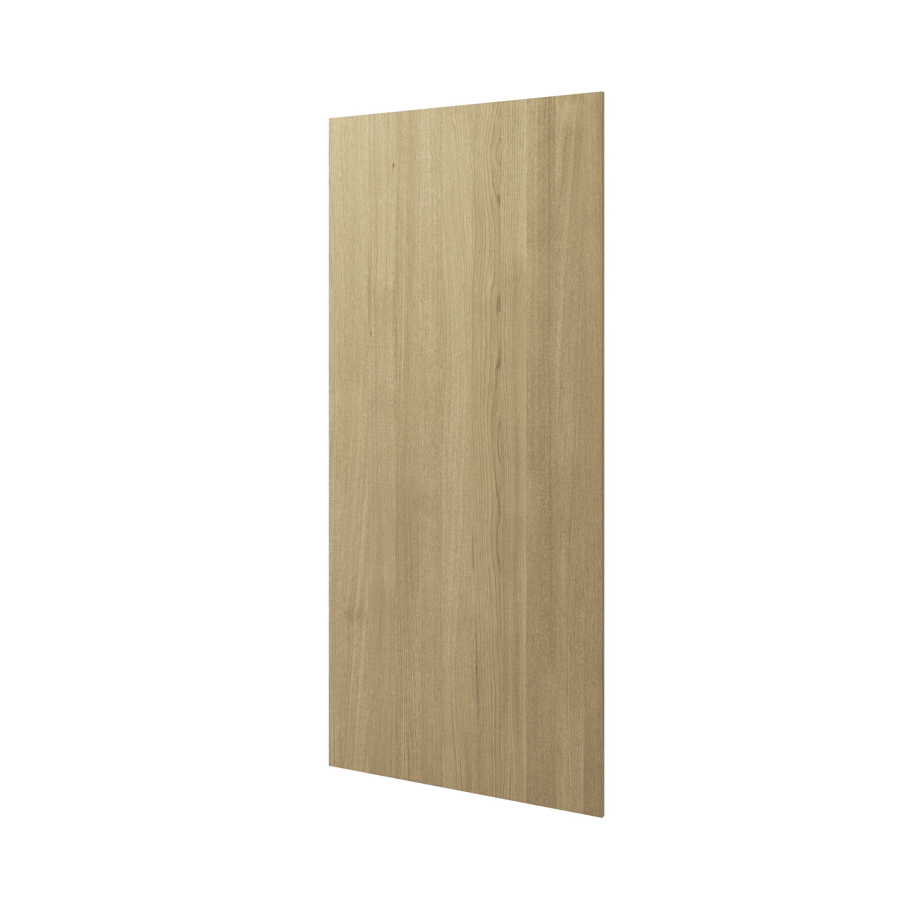 GoodHome Alpinia Oak effect shaker Standard Breakfast bar back panel (H)890mm (W)2000mm