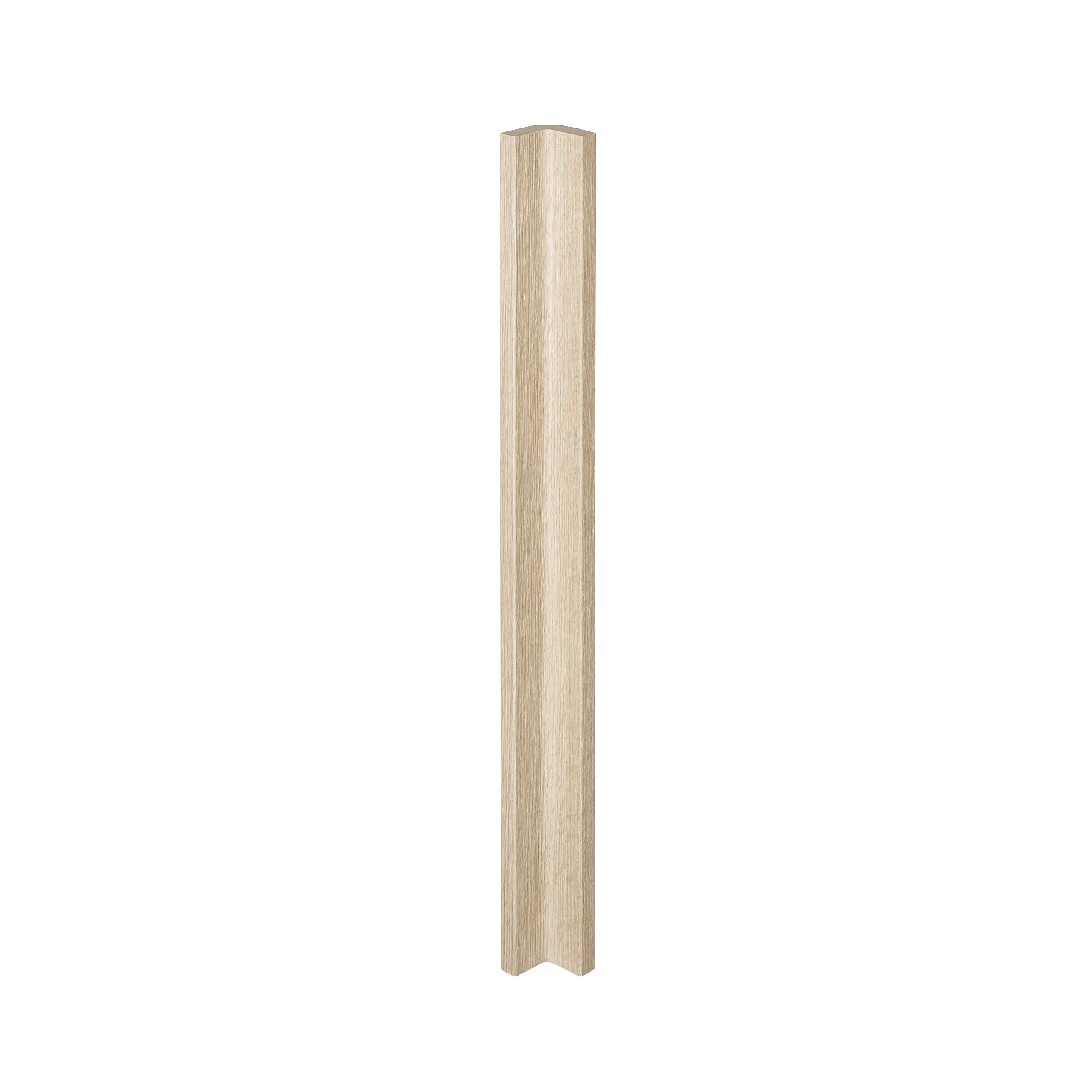 GoodHome Alpinia Oak effect shaker Standard Corner post, (W)59mm (H)715mm