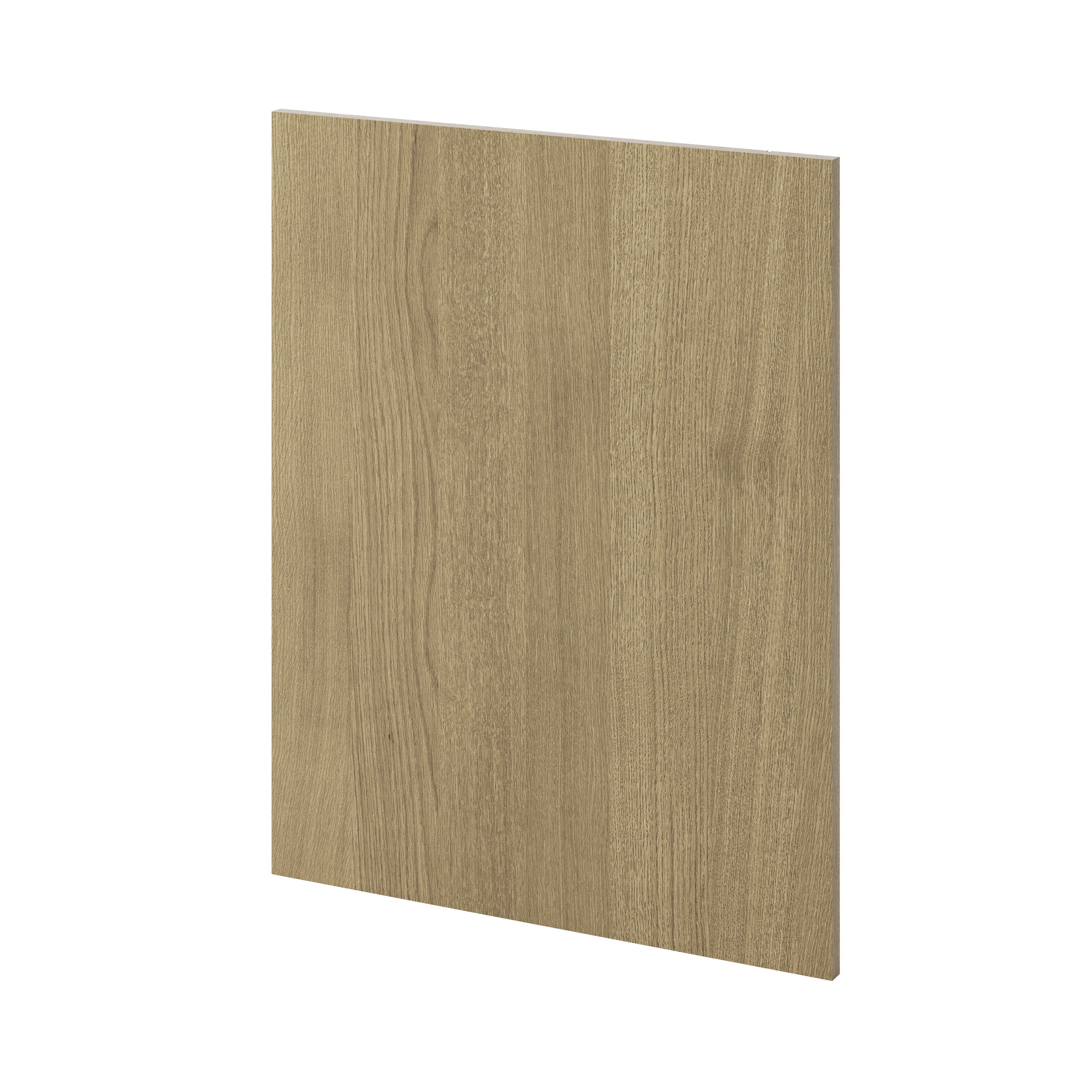 GoodHome Alpinia Oak effect shaker Standard End panel (H)720mm (W)570mm
