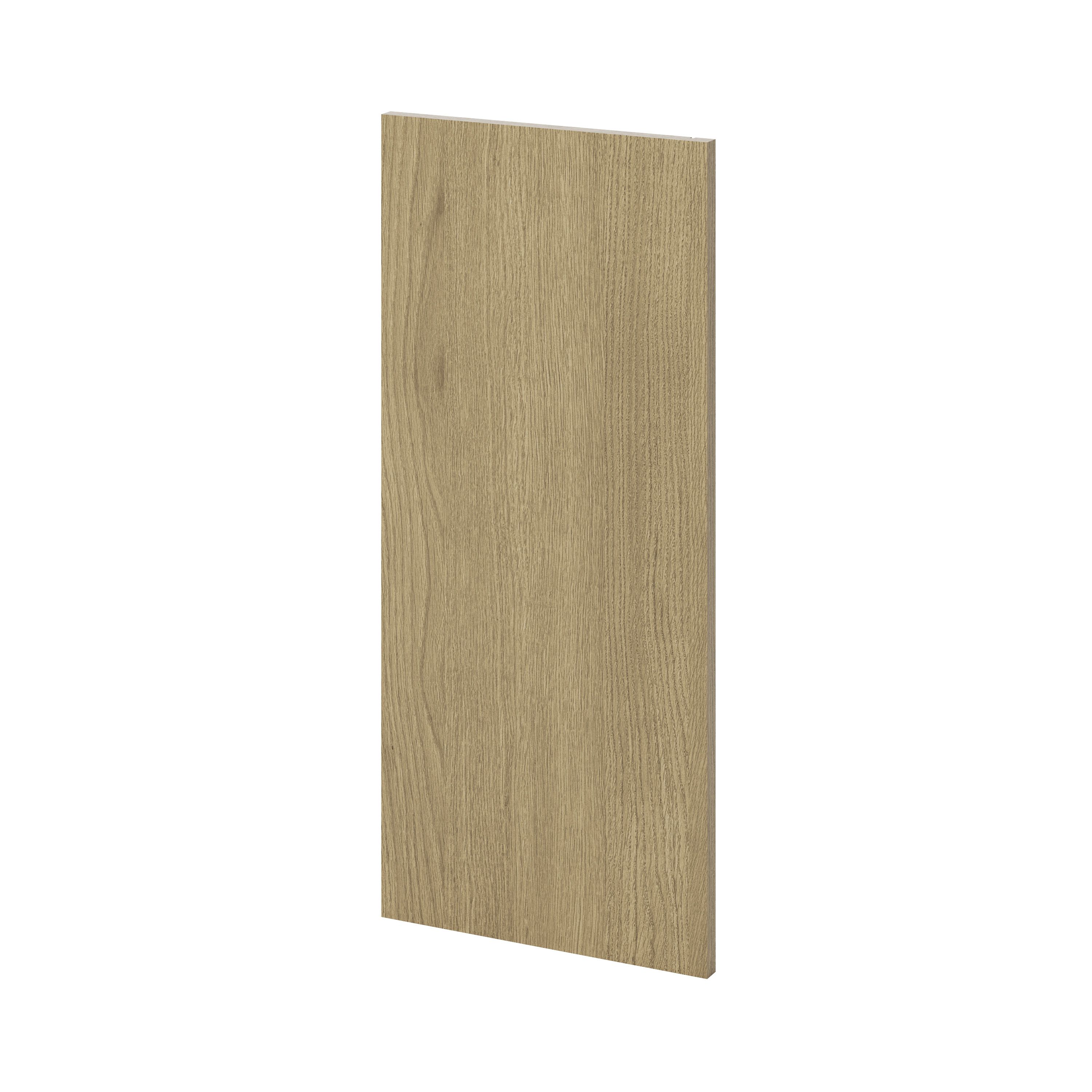 GoodHome Alpinia Oak effect shaker Standard Wall End panel (H)720mm (W)320mm