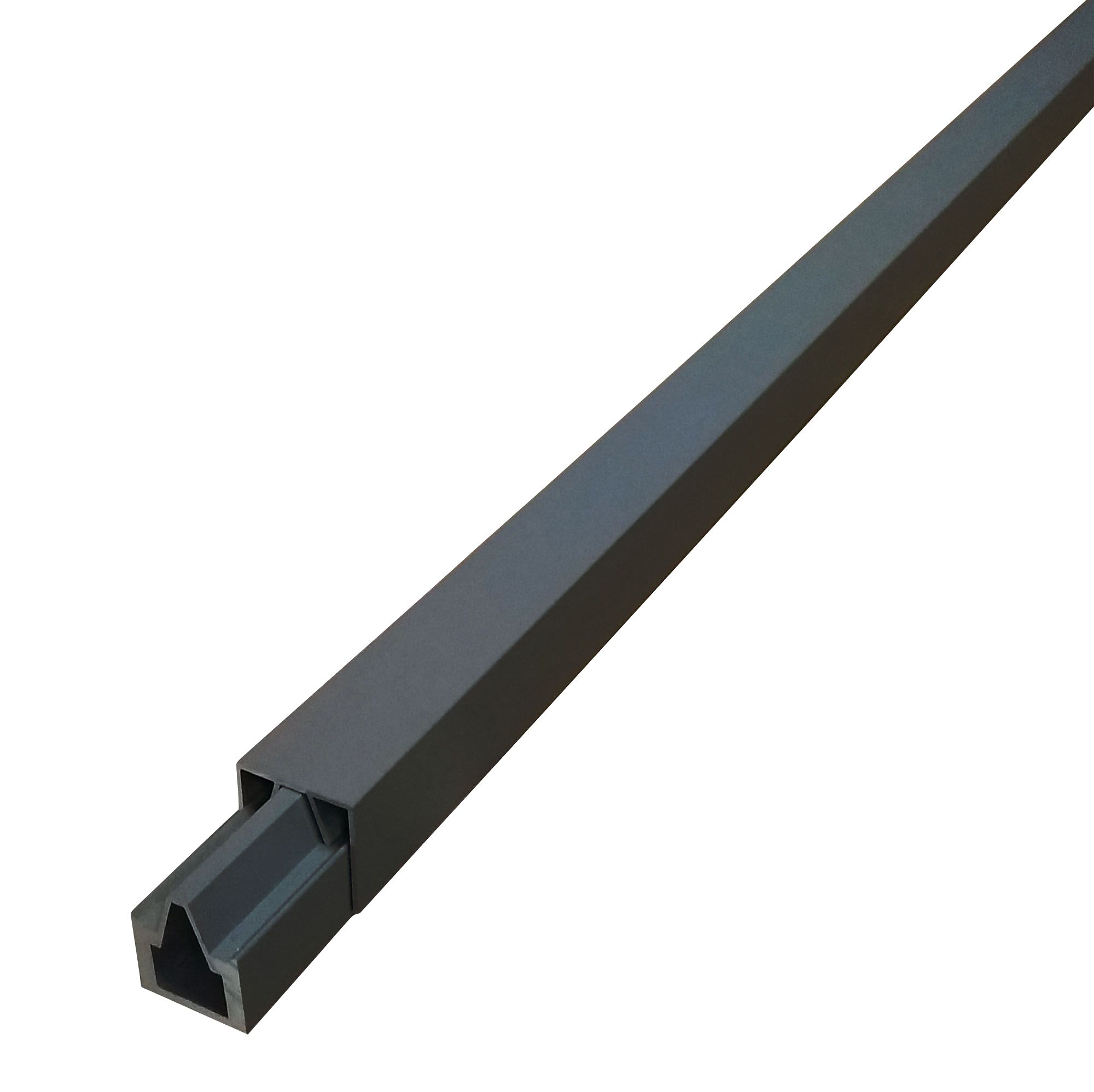 GoodHome Aluminium Fencing top cap (L)1.79m