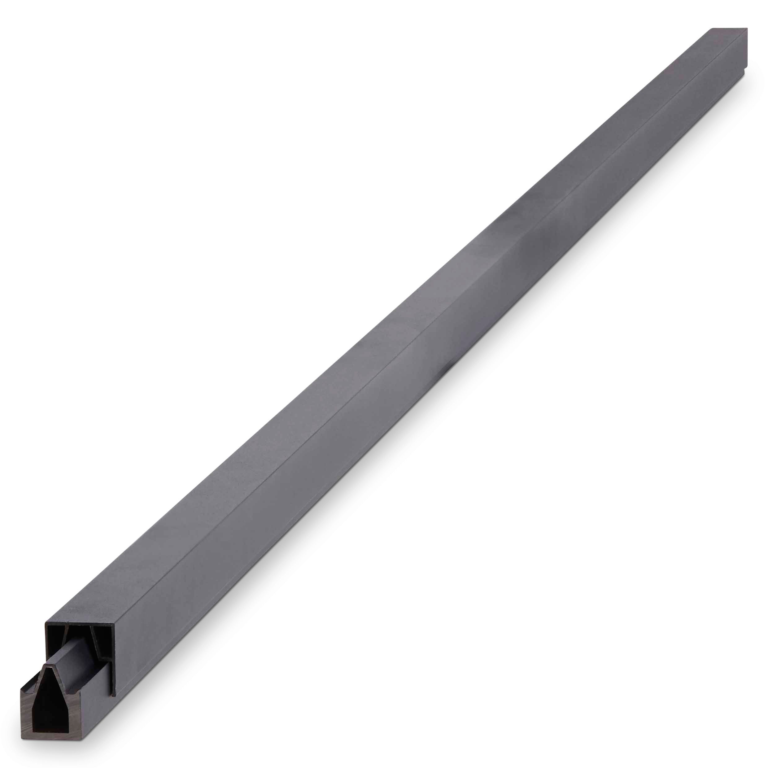 GoodHome Aluminium Fencing top cap (L)1.79m