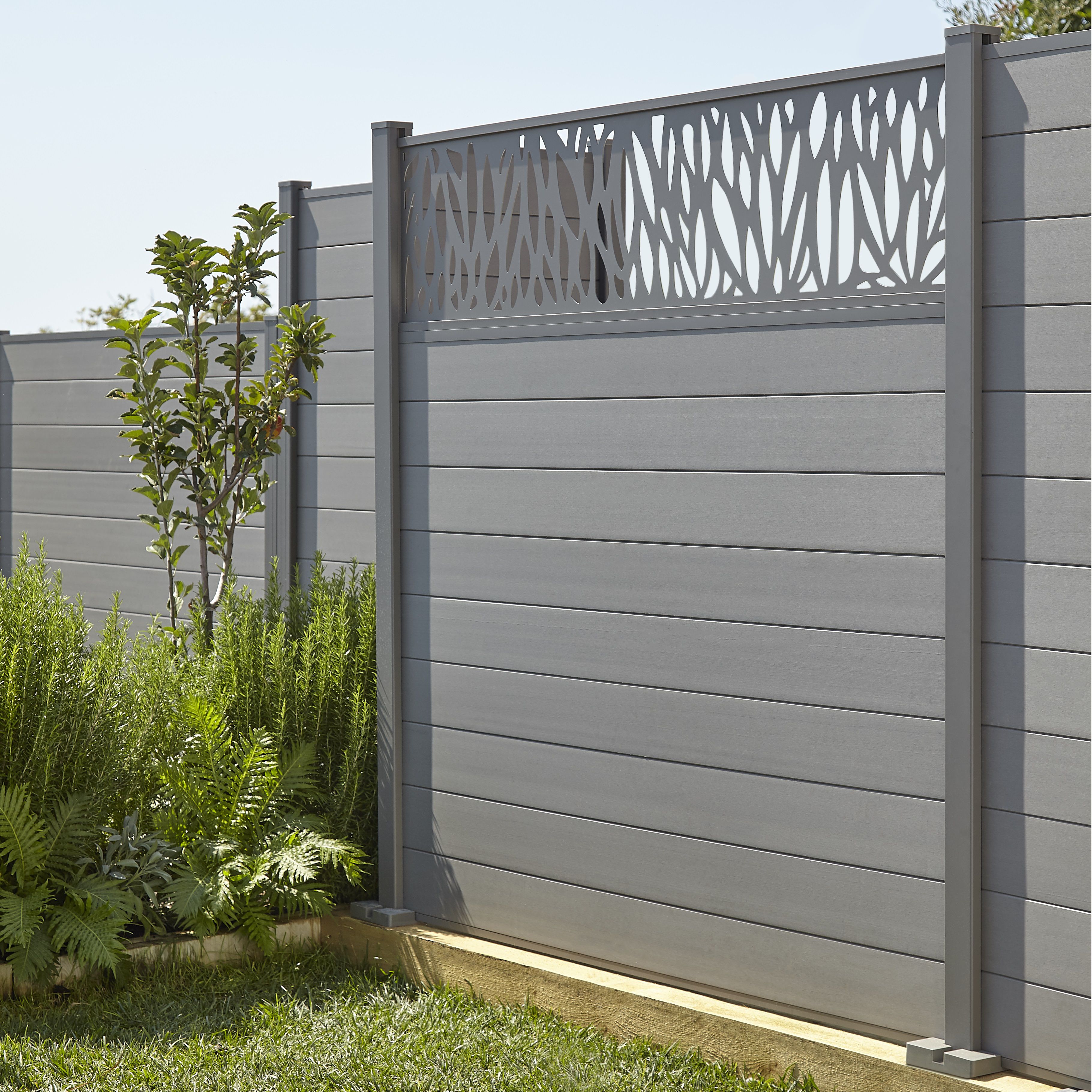 GoodHome Aluminium Finishing profile (L)1800mm (W)25mm of 2