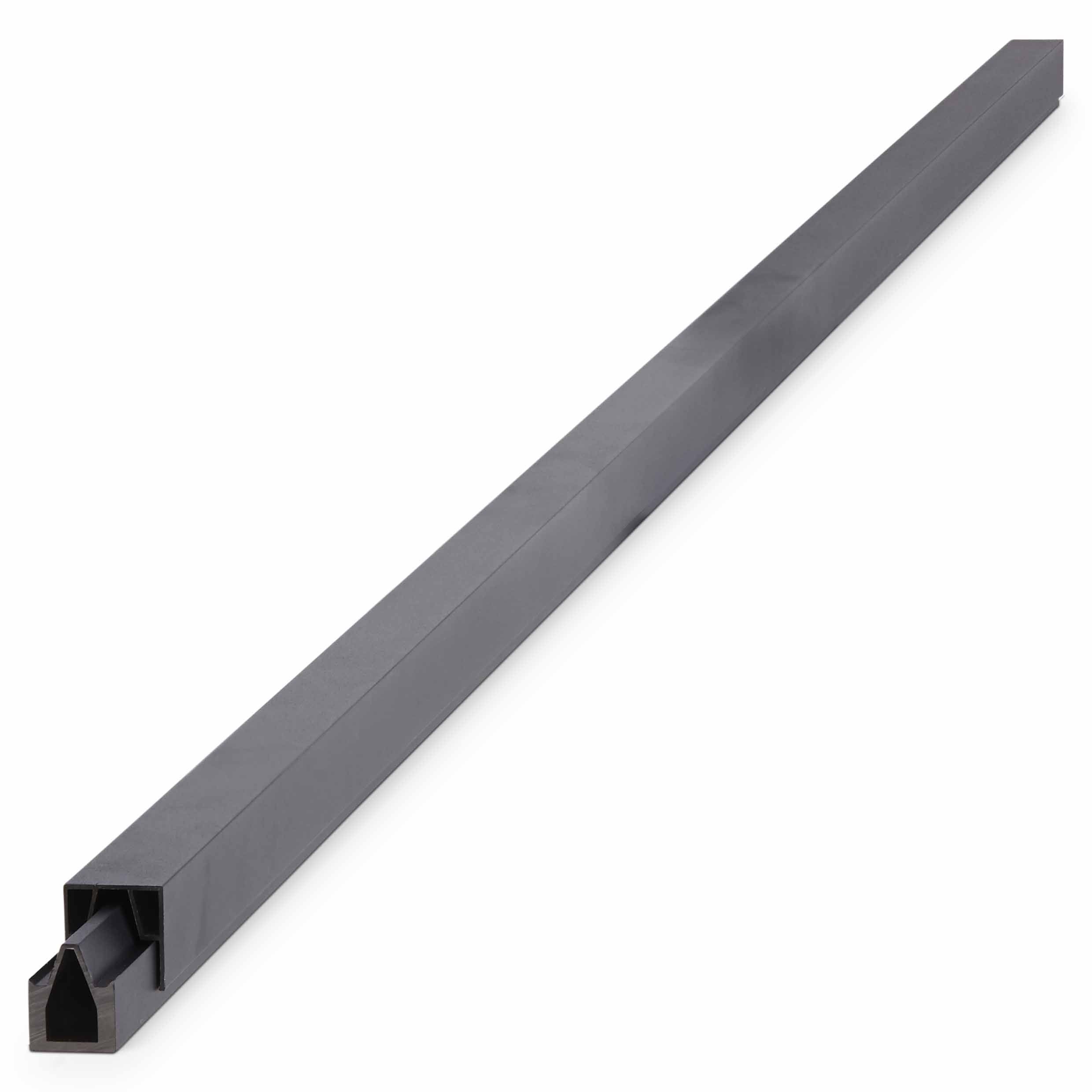 GoodHome Aluminium Finishing profile (L)1800mm (W)25mm of 2