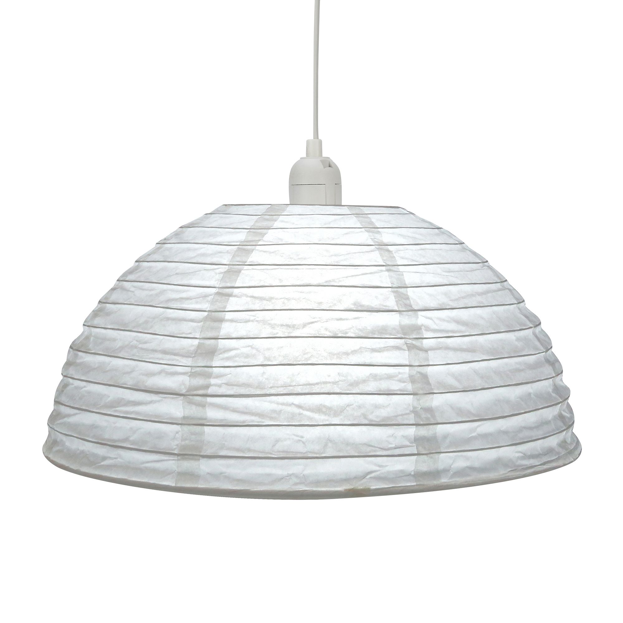 GoodHome Anbus White Light shade (D)38cm