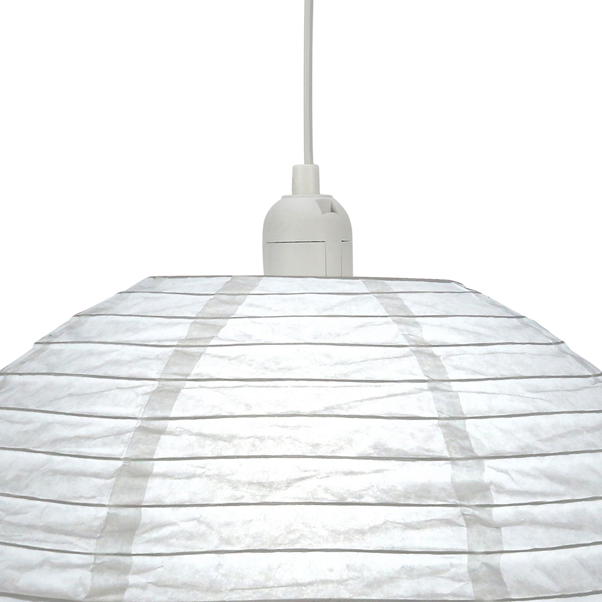 GoodHome Anbus White Light shade (D)38cm
