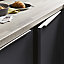 GoodHome Andali Chrome effect Kitchen cabinets Edge Handle (L)597mm