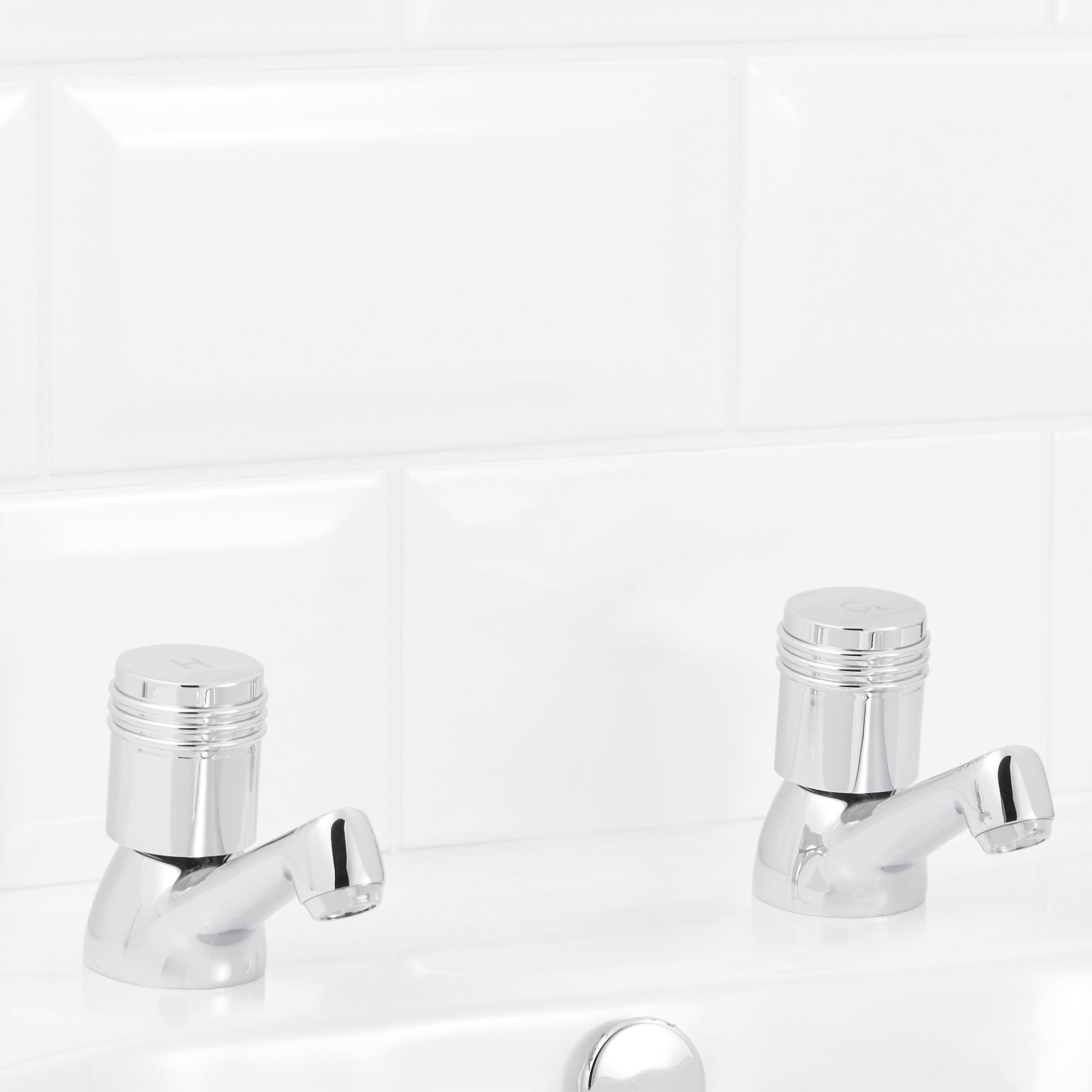 GoodHome Annagh Contemporary Basin Pillar Tap