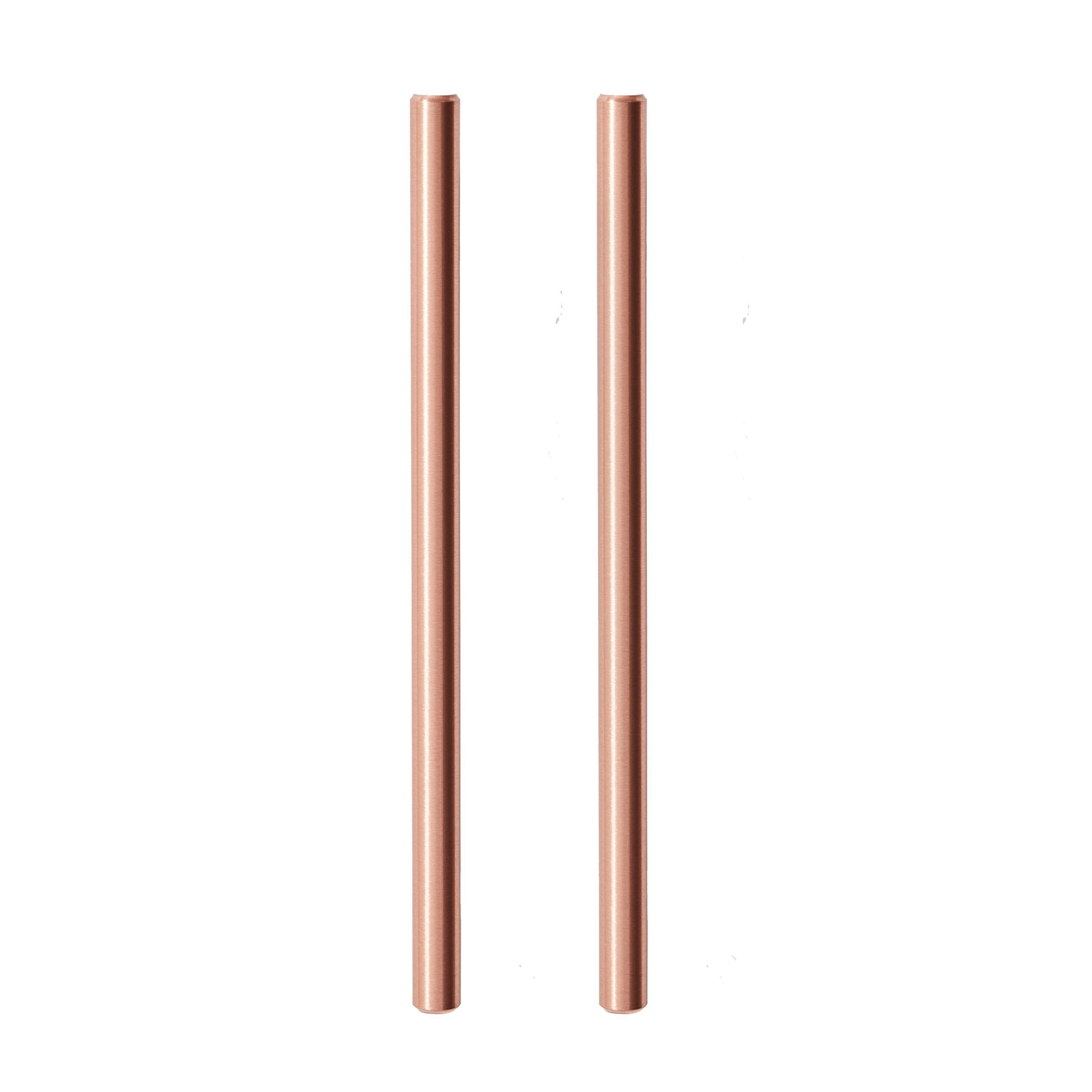 GoodHome Annatto Copper effect Kitchen cabinets Handle (L)22cm