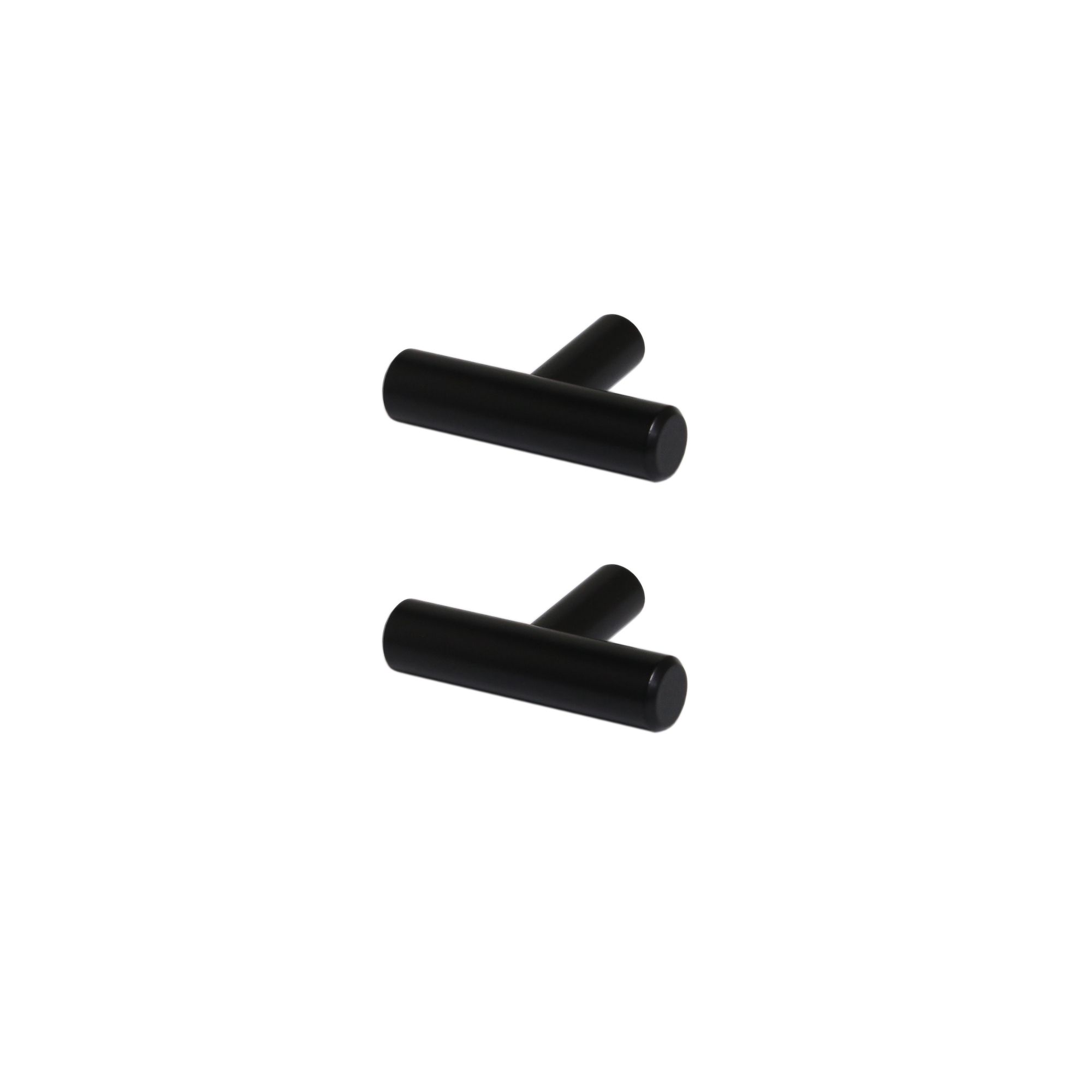 GoodHome Annatto Matt Black Kitchen cabinets Pull handle (L)50mm