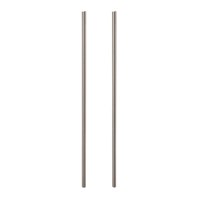 GoodHome Annatto Nickel effect Kitchen cabinets Pull Handle (L)510mm