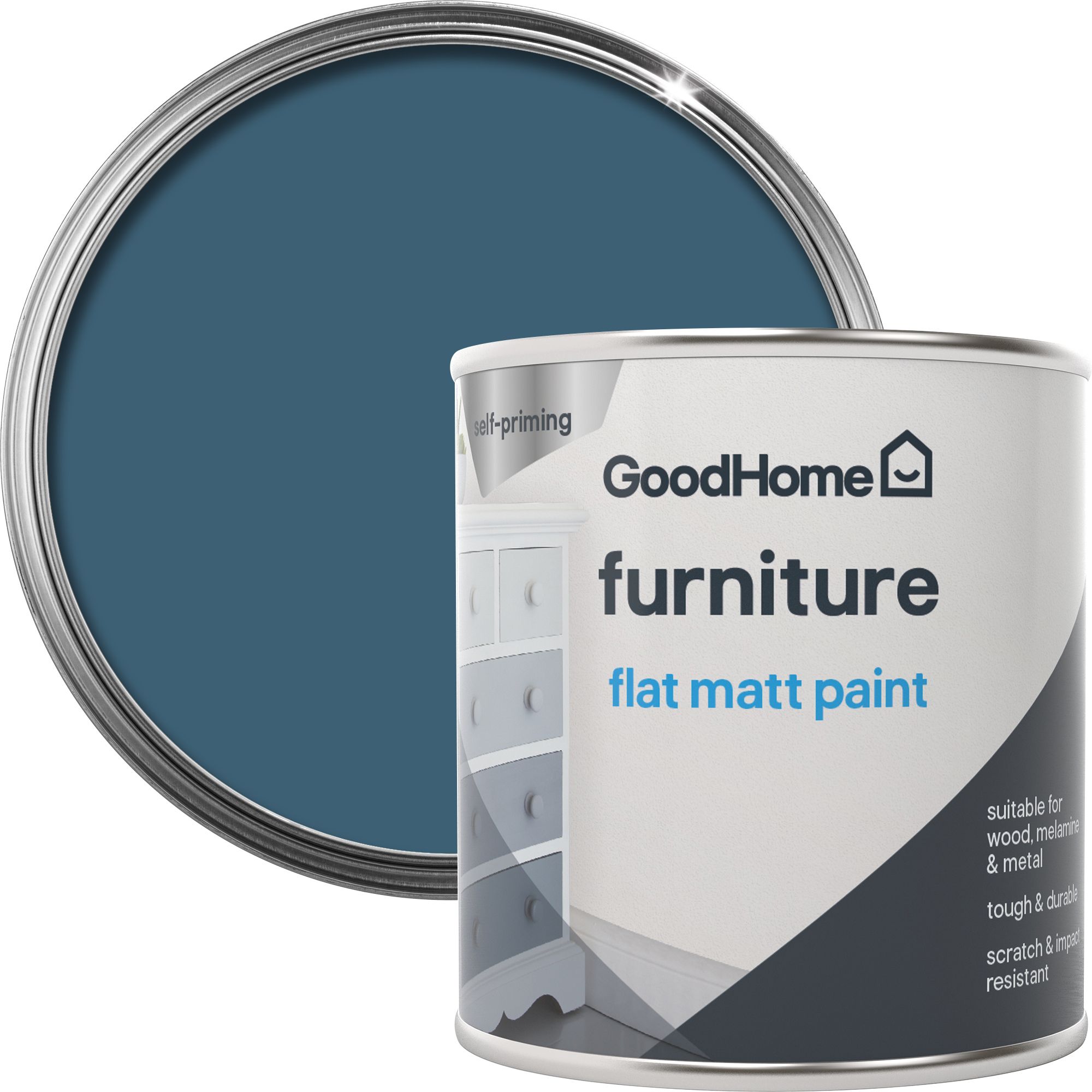 GoodHome Antibes Matt Furniture paint, 125ml