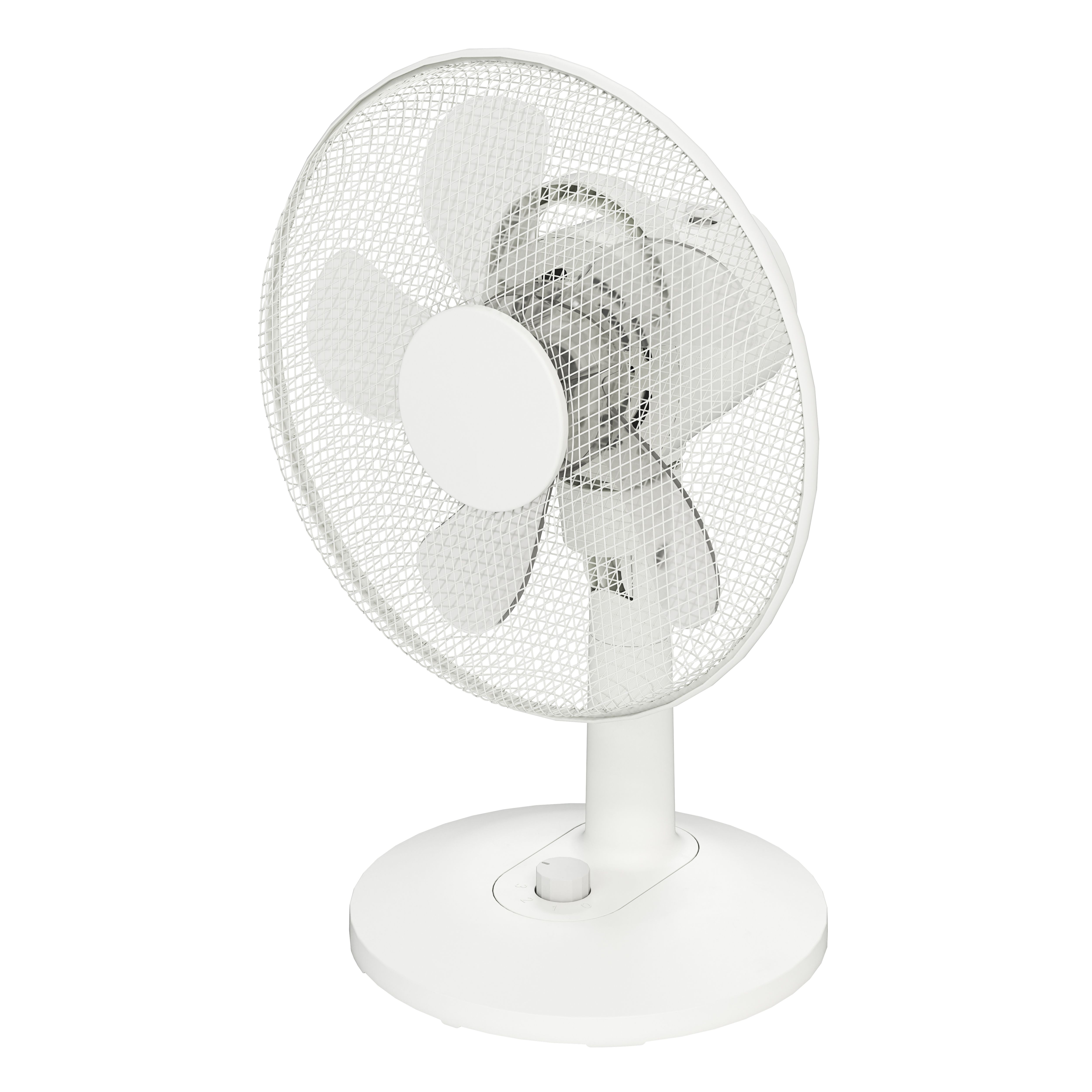 White on sale desk fan