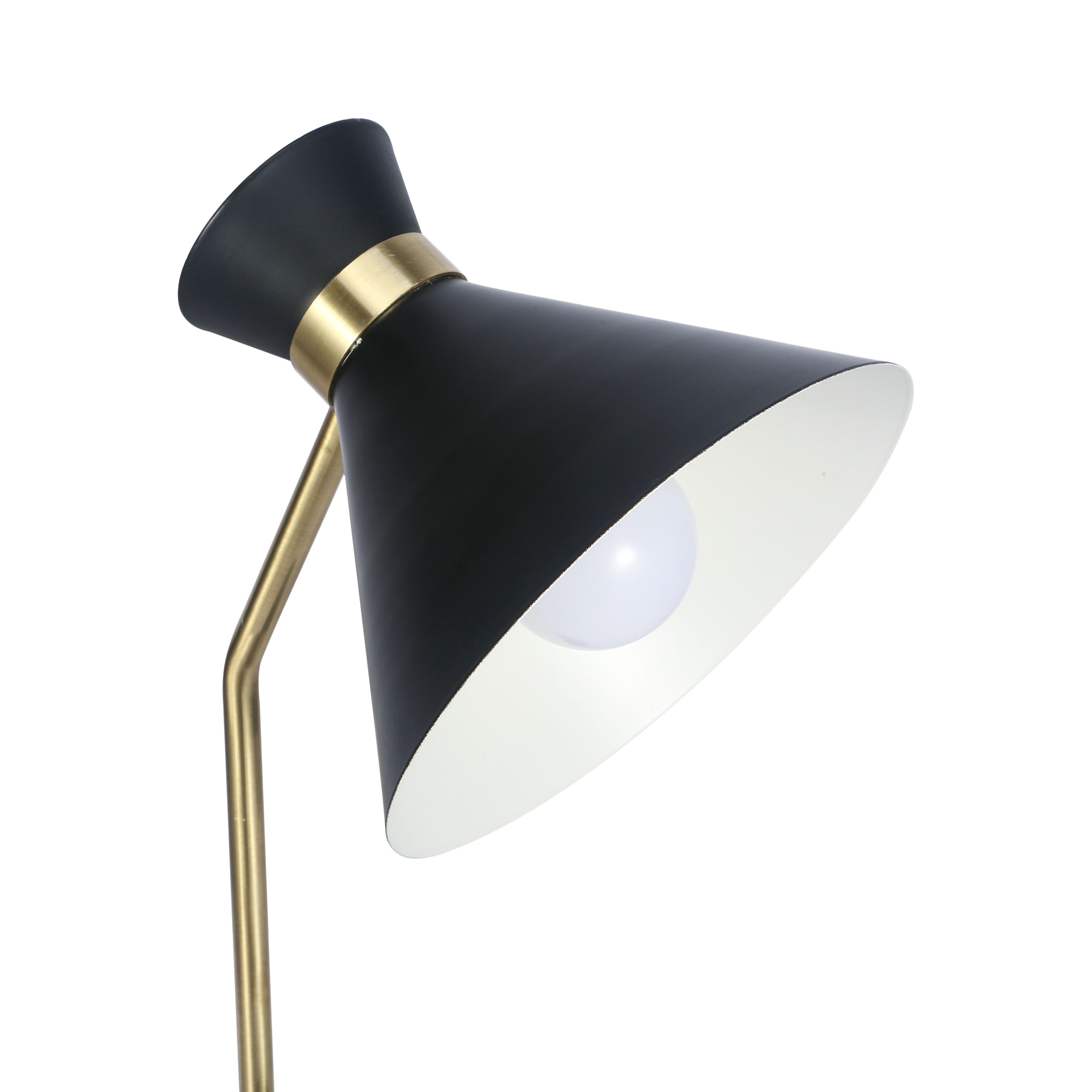 GoodHome Apennin Matt Black Table light