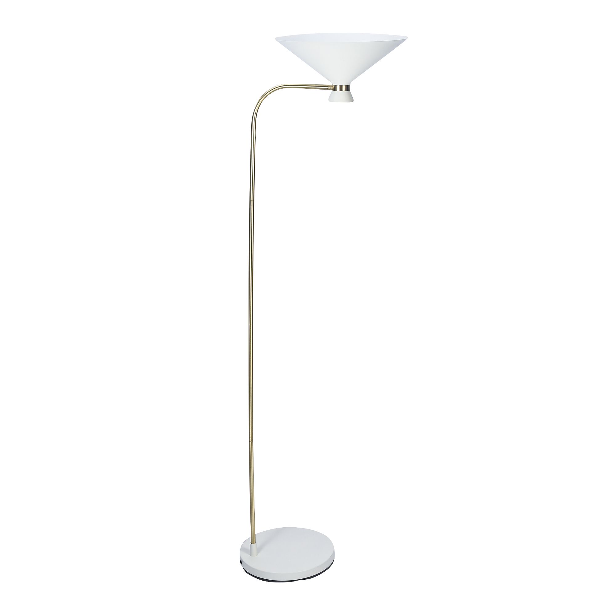 GoodHome Apennin Matt Cream Floor light