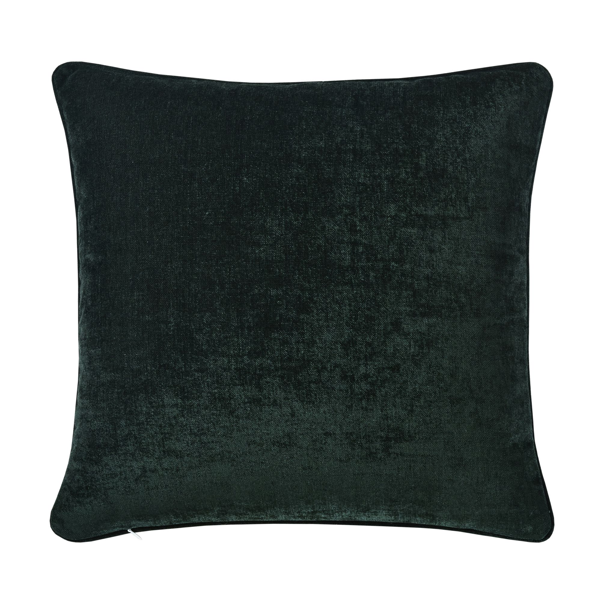 GoodHome Arntzen Dark green Plain Indoor Cushion (L)55cm x (W)55cm