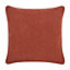 GoodHome Arntzen Dark rust Plain Indoor Cushion (L)55cm x (W)55cm