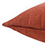 GoodHome Arntzen Dark rust Plain Indoor Cushion (L)55cm x (W)55cm
