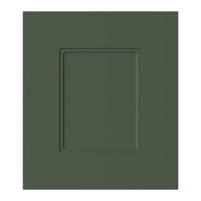 GoodHome Artemisia Innovo handleless matt dark green shaker Drawerline Drawer front, (W)300mm (H)340mm (T)18mm