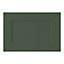 GoodHome Artemisia Innovo handleless matt dark green shaker Drawerline Drawer front, (W)500mm (H)340mm (T)18mm