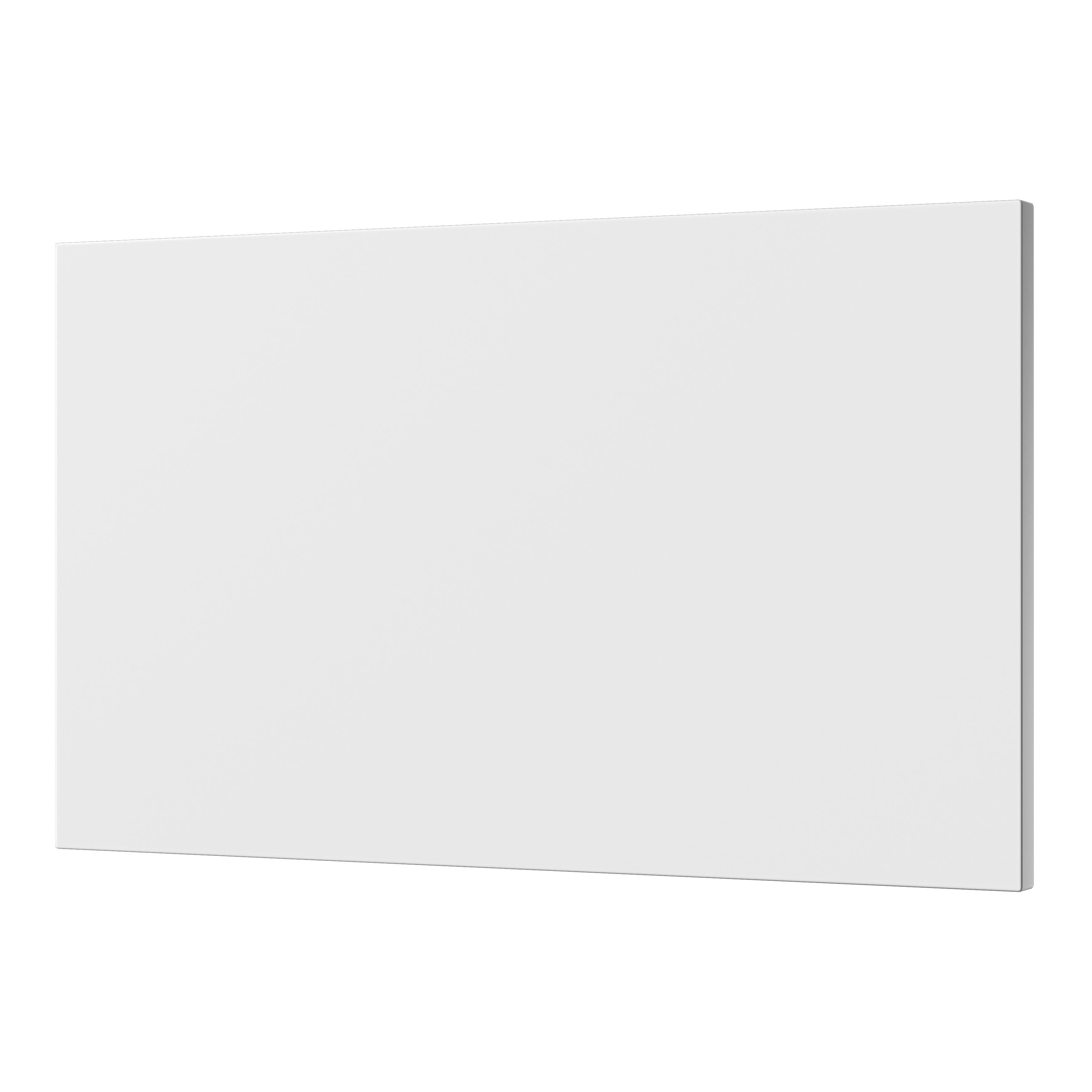 GoodHome Artemisia Innovo handleless matt white shaker Standard Drawer end panel (H)340mm (W)595mm