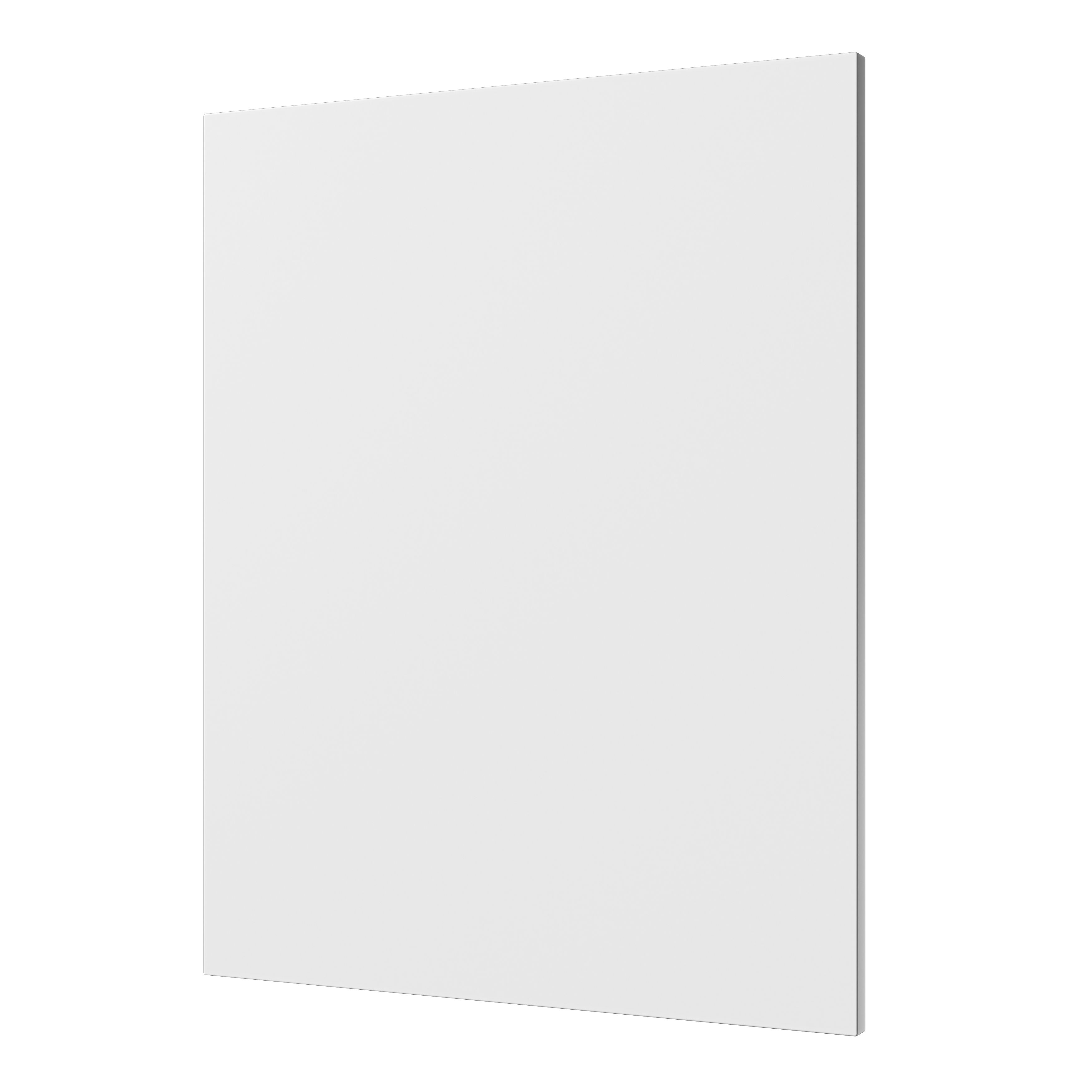 GoodHome Artemisia Innovo handleless matt white shaker Standard End panel (H)715mm (W)595mm
