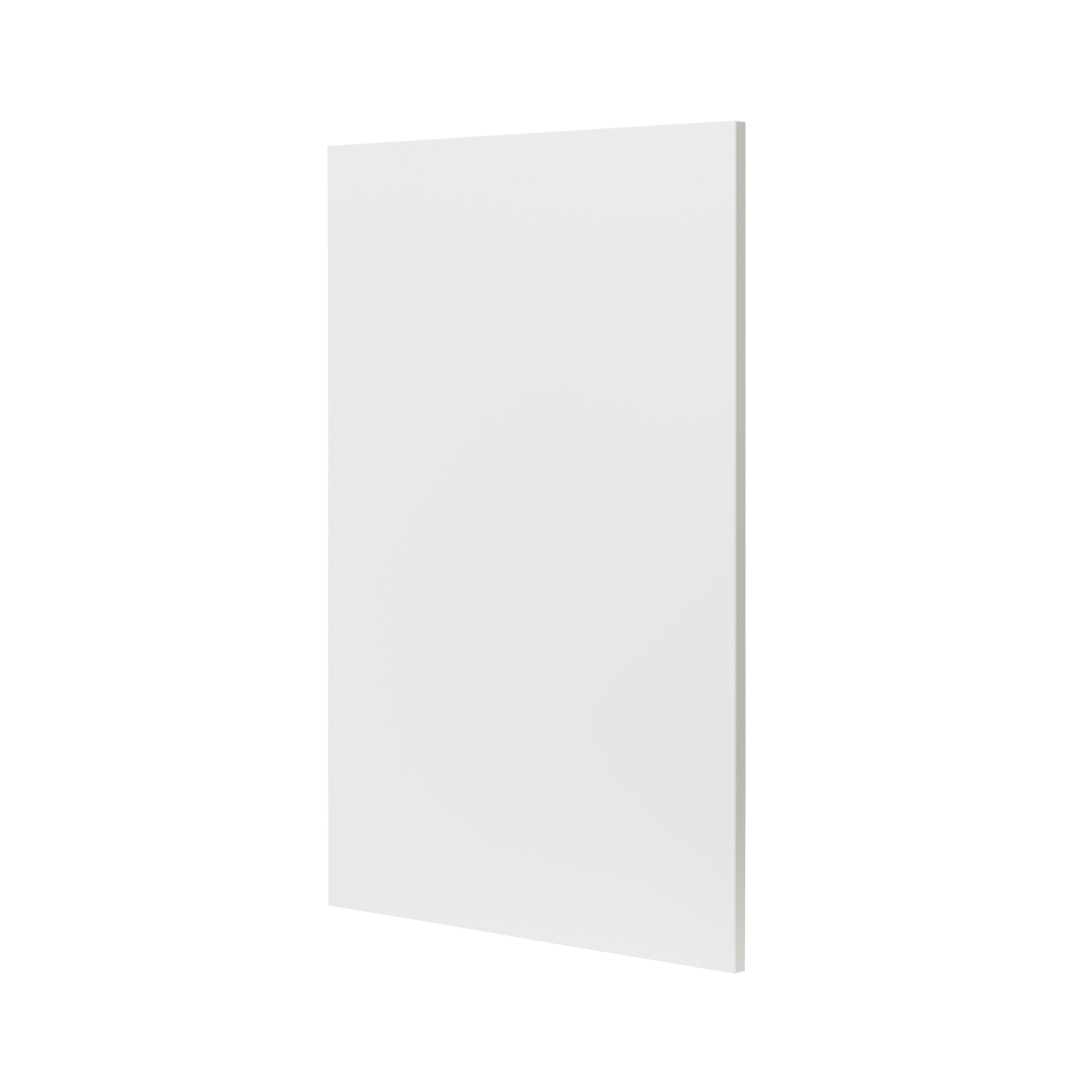 GoodHome Artemisia Innovo handleless matt white shaker Standard End panel (H)934mm (W)640mm