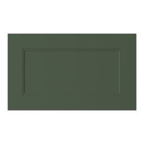 GoodHome Artemisia Matt dark green Drawer front, bridging & bi fold door, (W)600mm (H)356mm (T)18mm