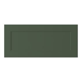 GoodHome Artemisia Matt dark green Drawer front, bridging & bi fold door, (W)800mm (H)356mm (T)18mm