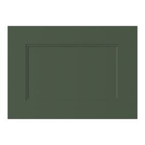 GoodHome Artemisia Matt dark green Drawer front, bridging door & bi fold door, (W)500mm (H)356mm (T)18mm