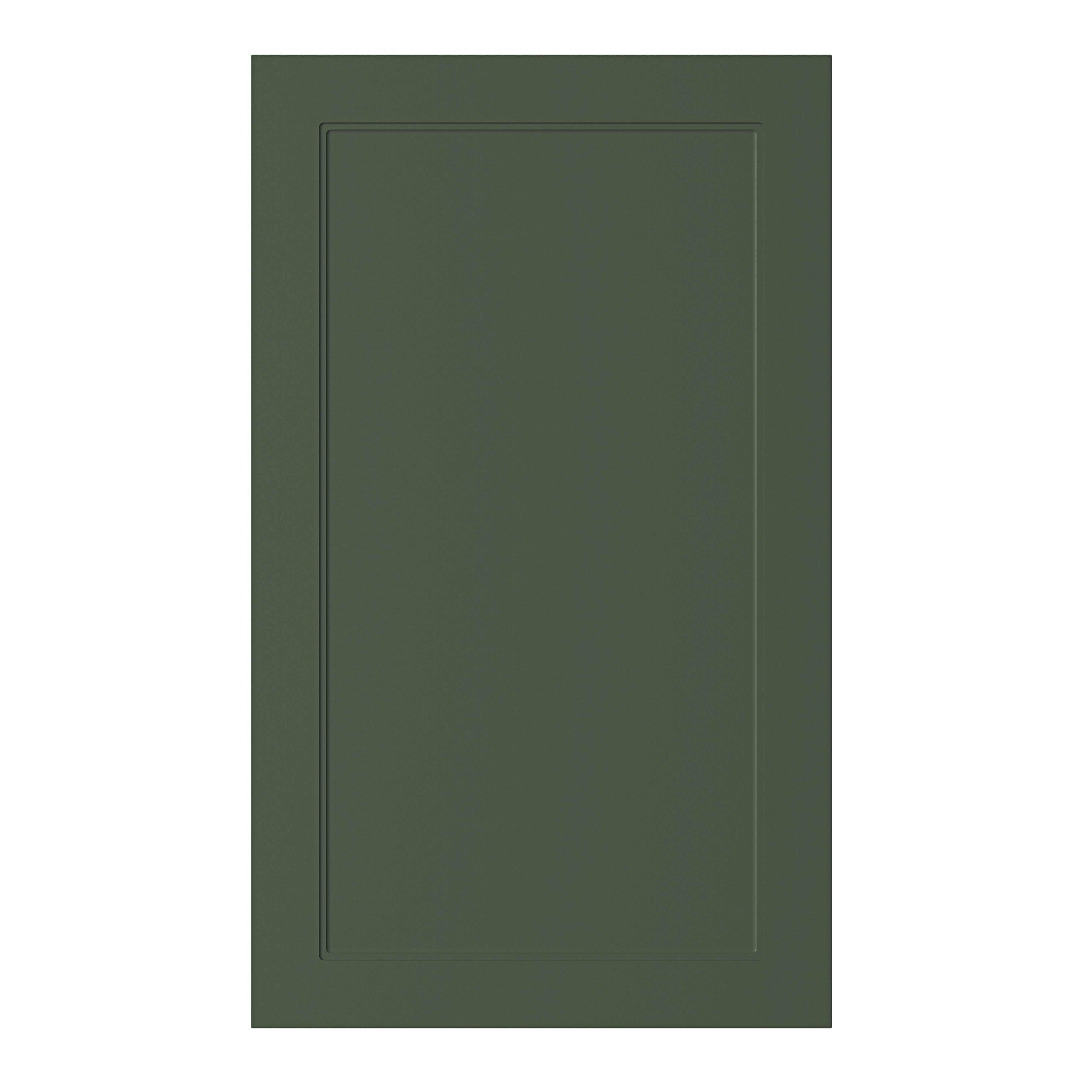 GoodHome Artemisia Matt dark green shaker 50:50 Larder Cabinet door (W)600mm (H)1001mm (T)18mm