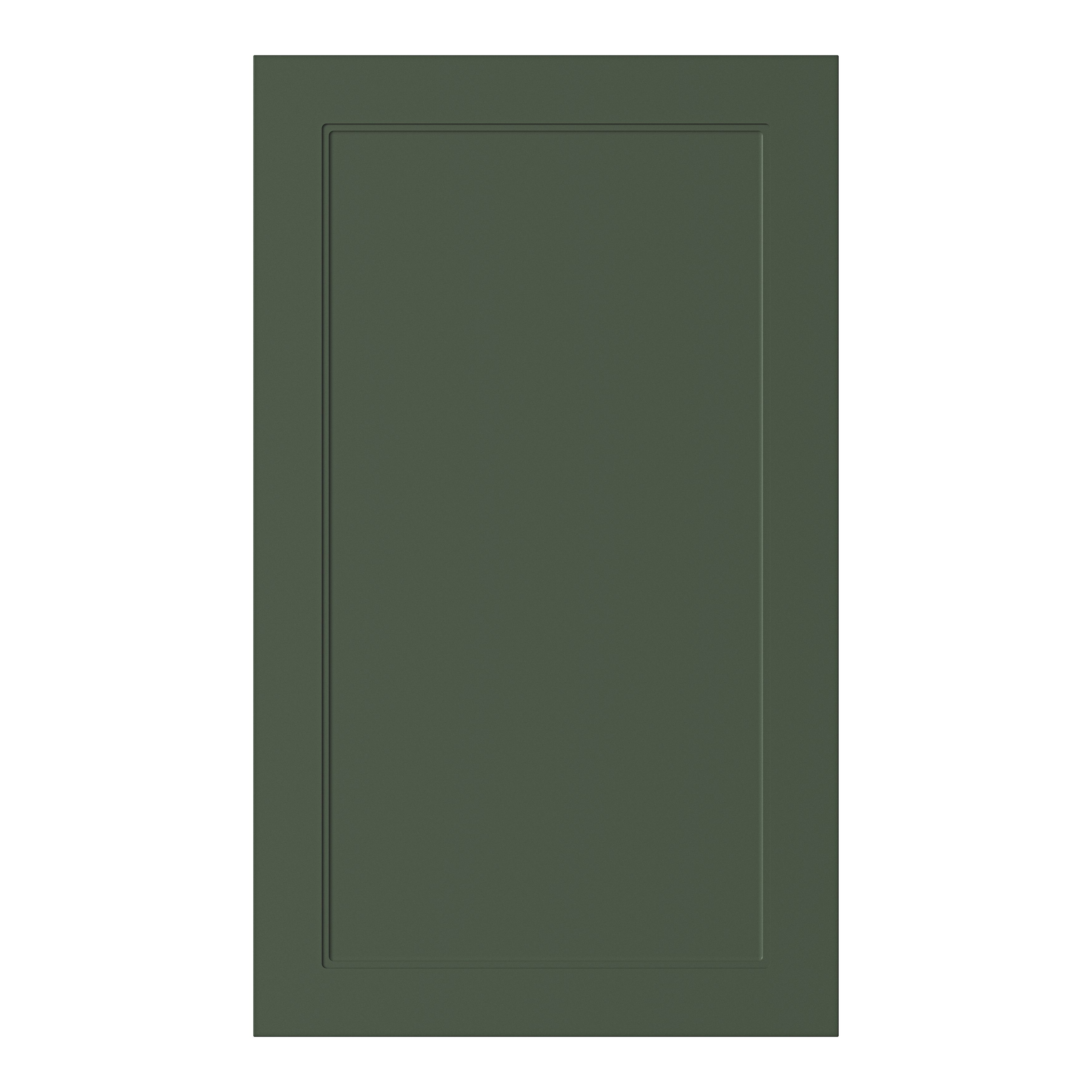 GoodHome Artemisia Matt dark green shaker 50:50 Larder Cabinet door (W)600mm (H)1001mm (T)18mm