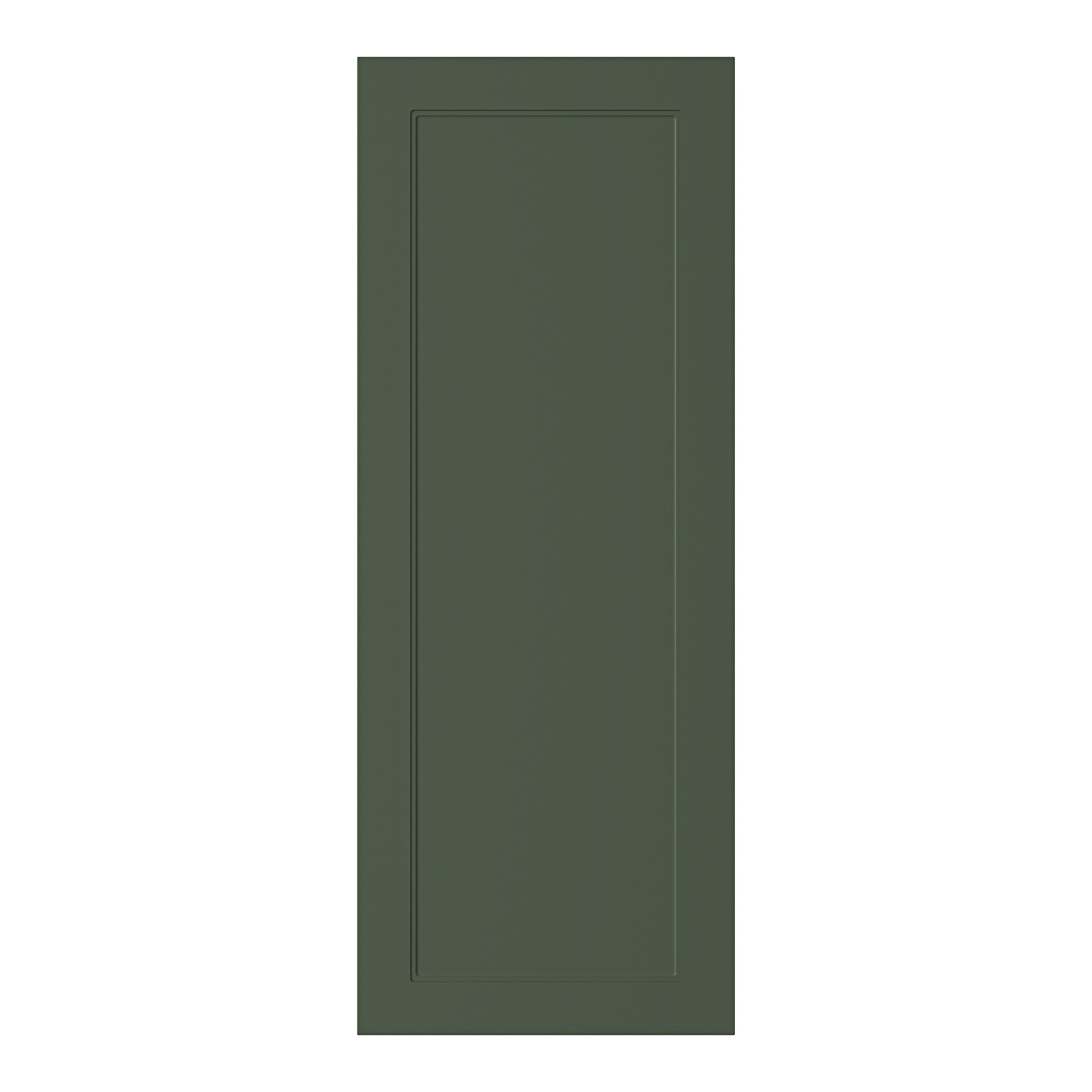 GoodHome Artemisia Matt dark green shaker 70:30 Larder Cabinet door (W)500mm (H)1287mm (T)18mm