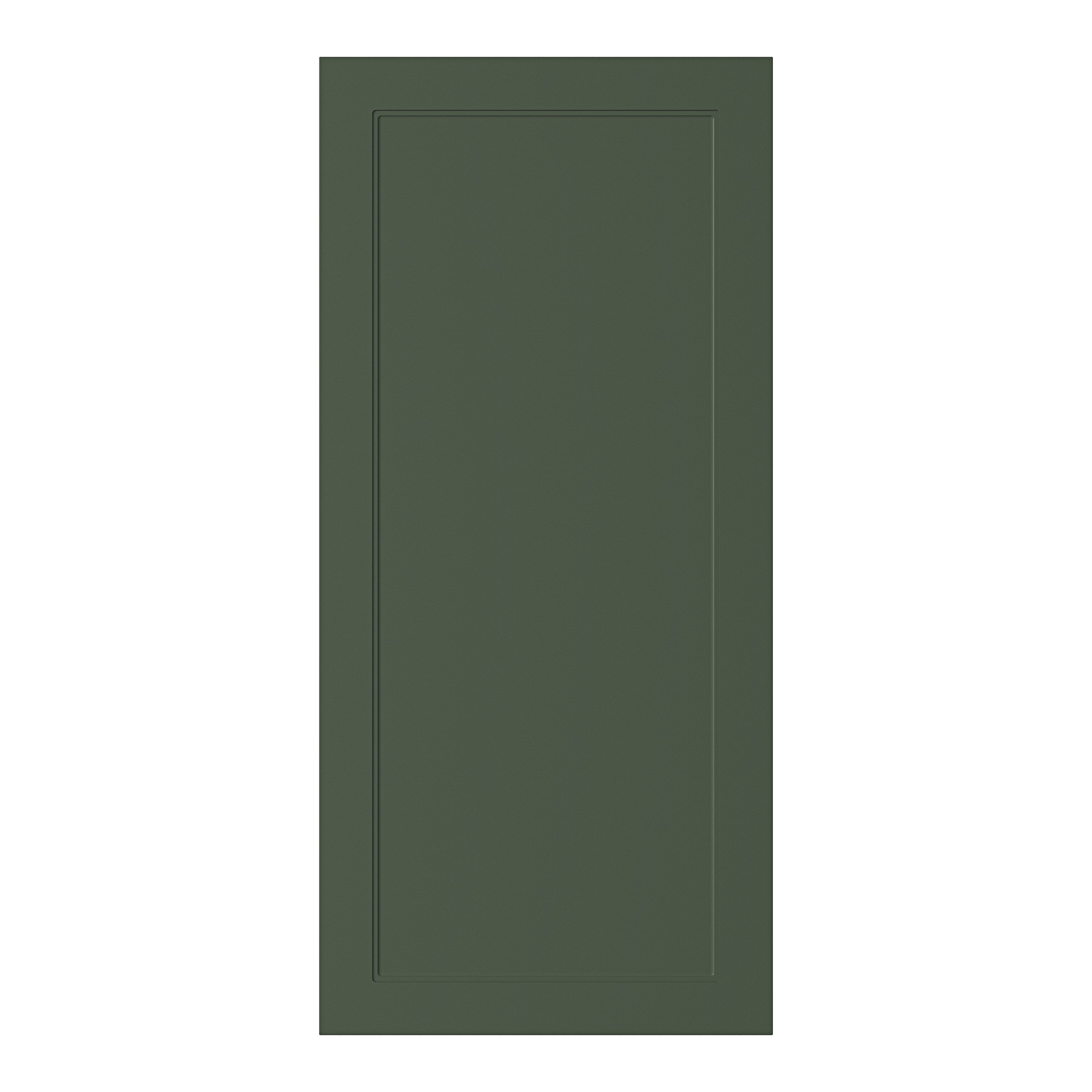 GoodHome Artemisia Matt dark green shaker 70:30 Larder/Fridge Cabinet door (W)600mm (H)1287mm (T)18mm