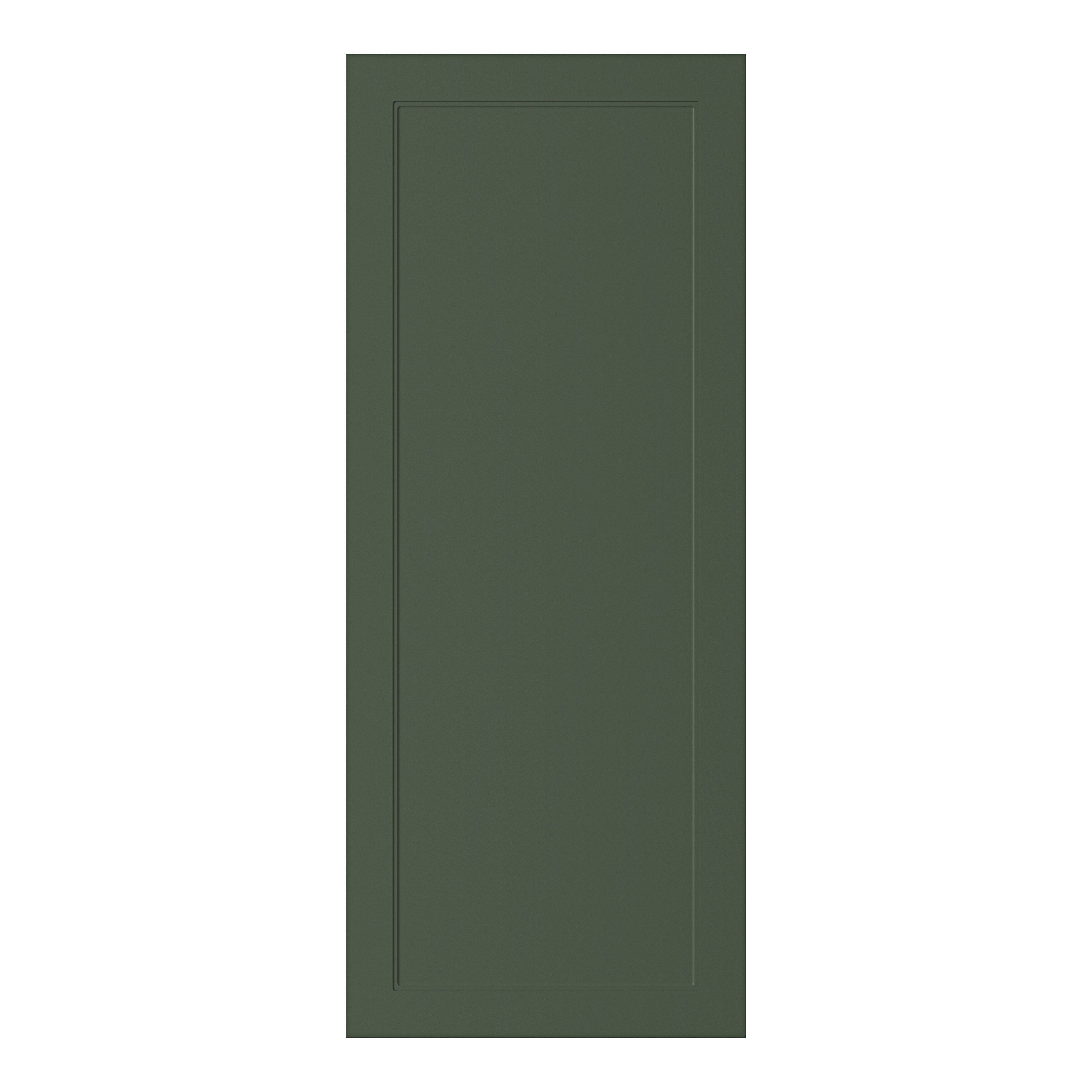 GoodHome Artemisia Matt dark green shaker 70:30 Tall larder Cabinet door (W)600mm (H)1467mm (T)18mm