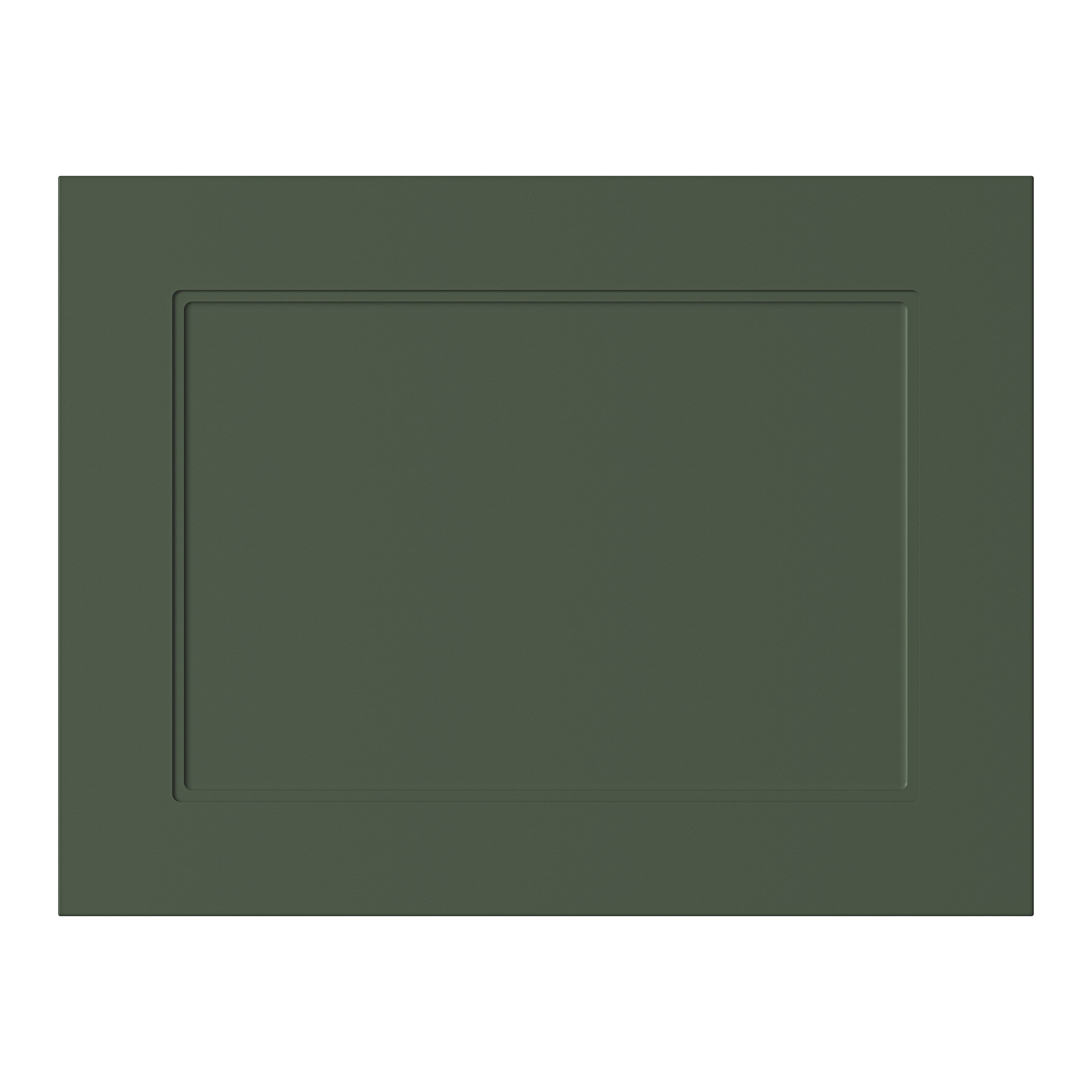 GoodHome Artemisia Matt dark green shaker Appliance Cabinet door (W)600mm (H)453mm (T)18mm