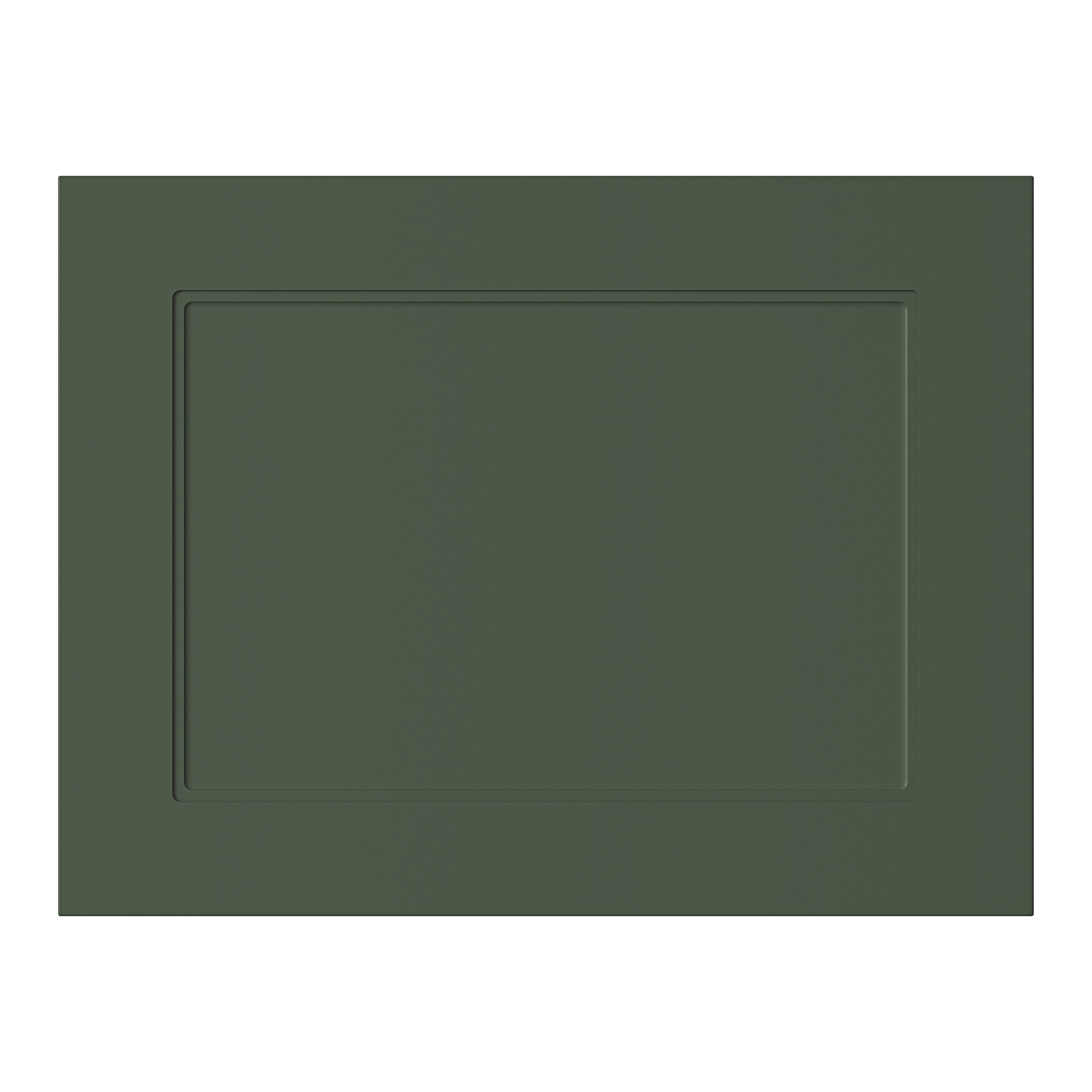 GoodHome Artemisia Matt dark green shaker Appliance Cabinet door (W)600mm (H)453mm (T)18mm