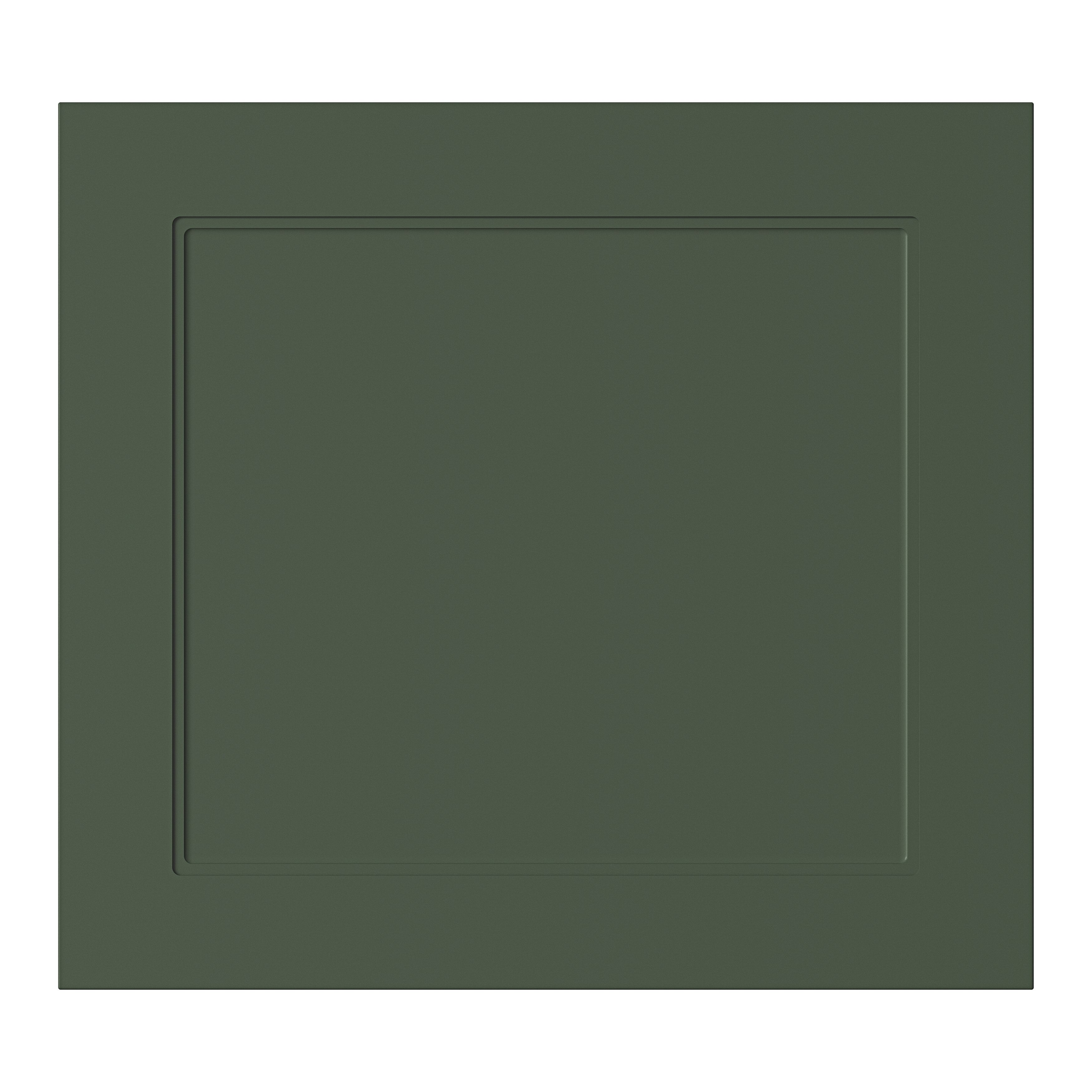 GoodHome Artemisia Matt dark green shaker Appliance Cabinet door (W)600mm (H)543mm (T)18mm