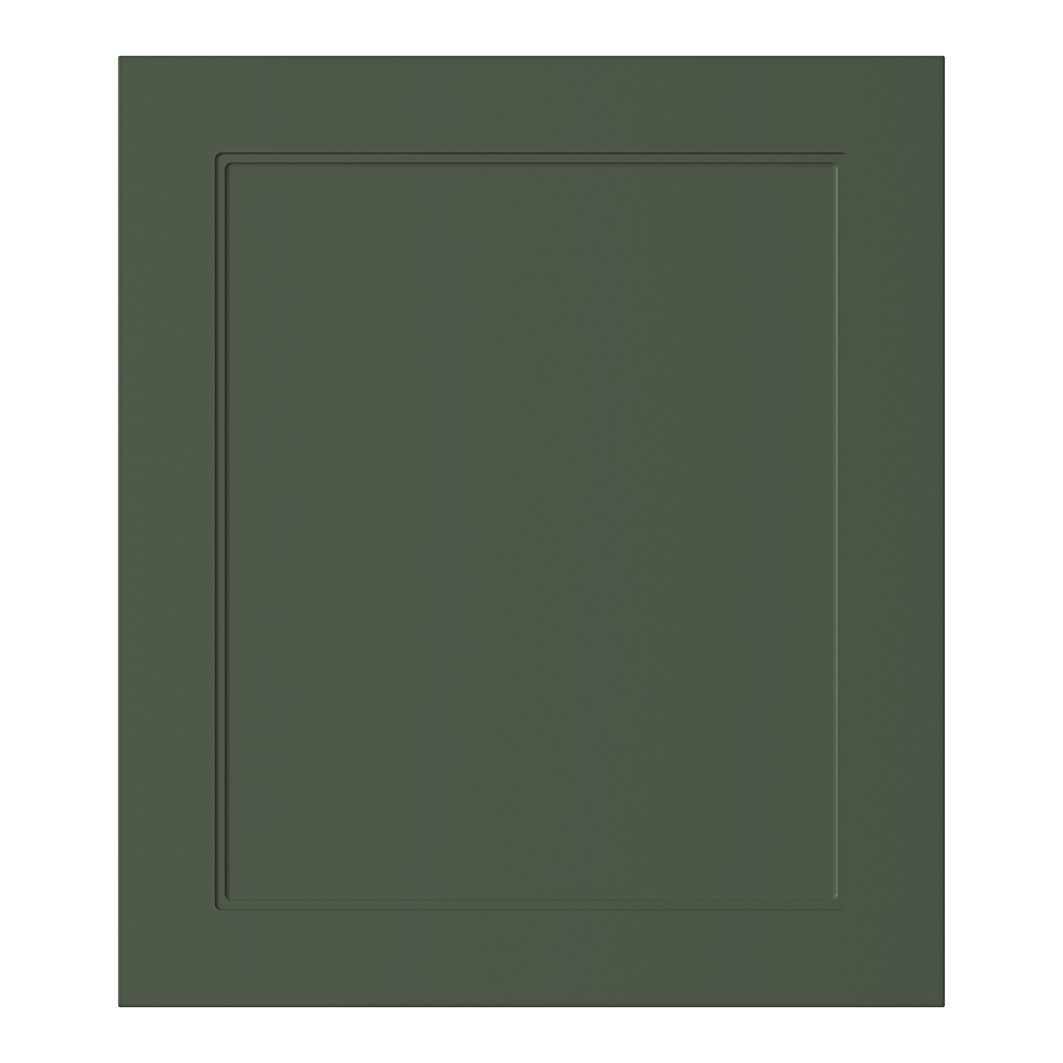 GoodHome Artemisia Matt dark green shaker Appliance Cabinet door (W)600mm (H)687mm (T)18mm