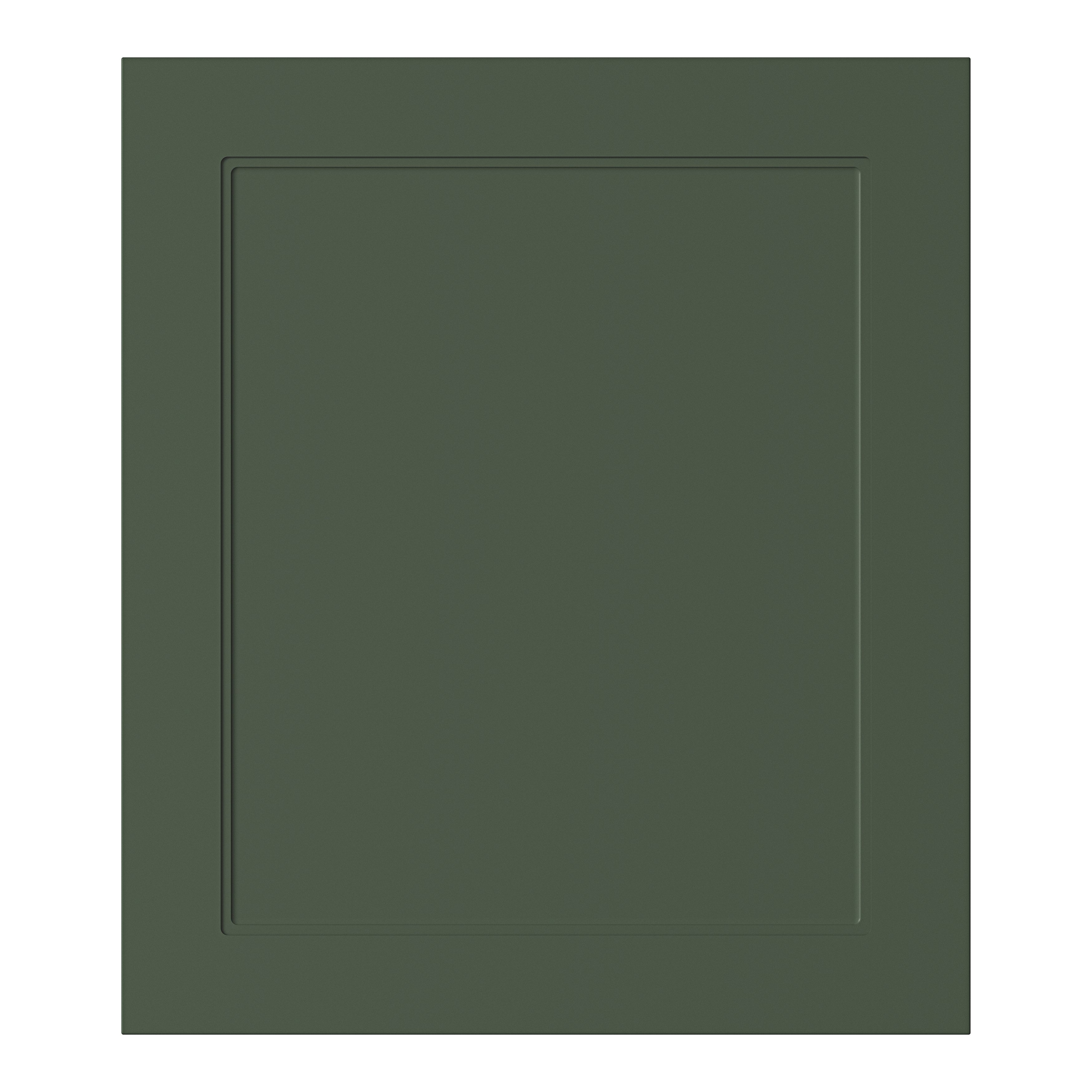 GoodHome Artemisia Matt dark green shaker Appliance Cabinet door (W)600mm (H)687mm (T)18mm